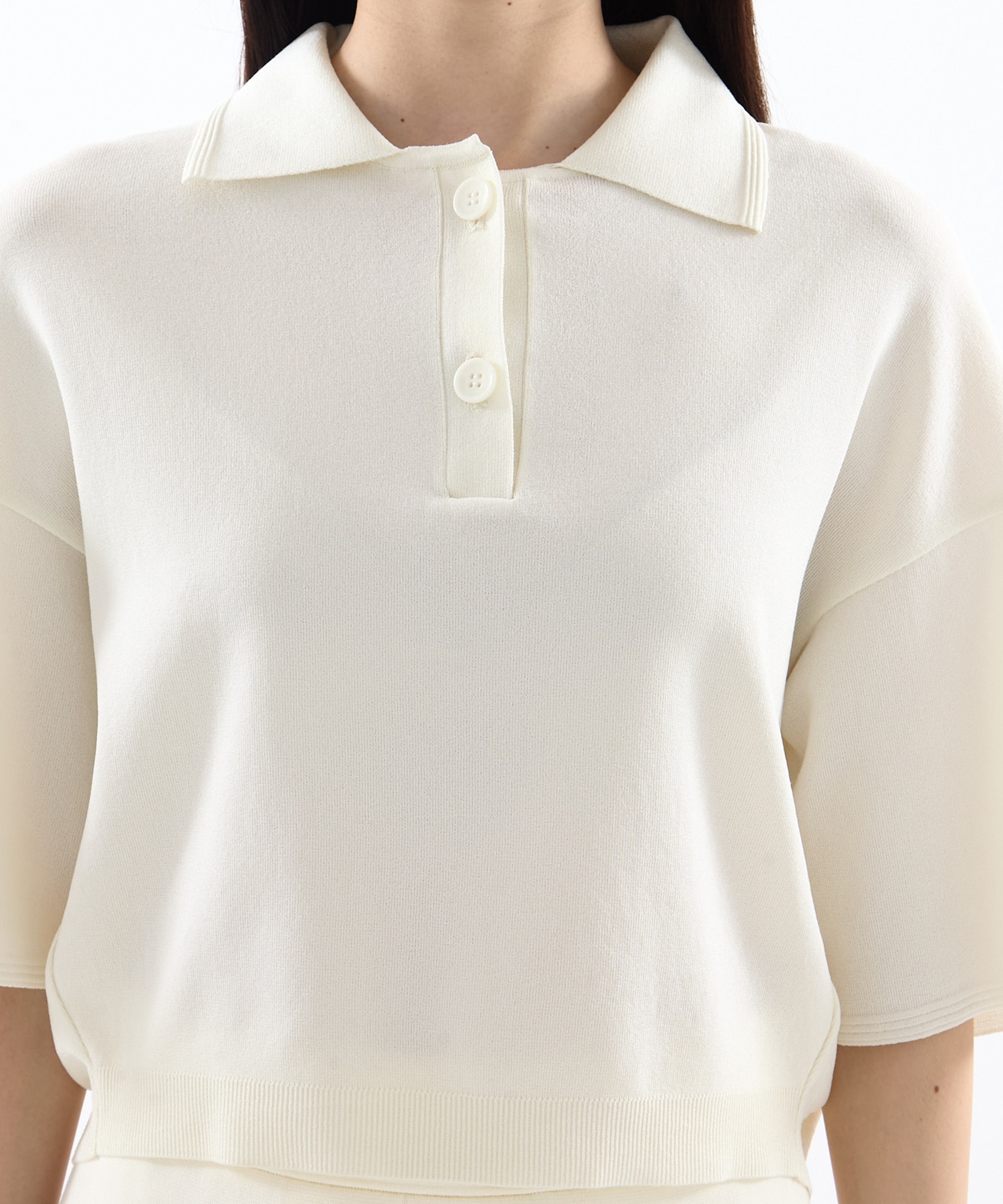 別注POLO KNIT TOPS WRAPINKNOT