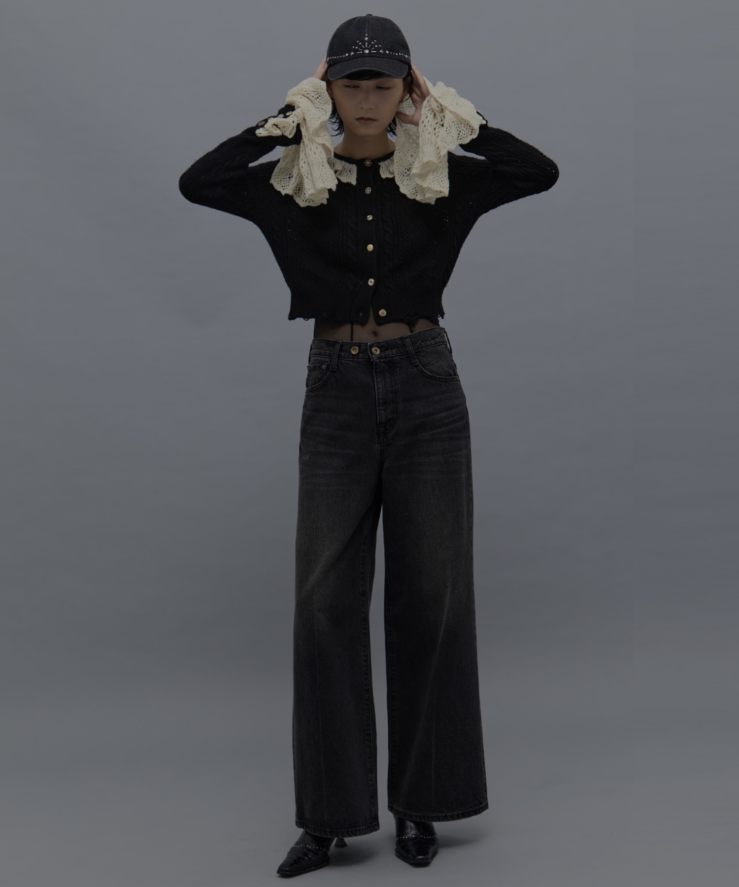 Semi Flare Dyed Jeans STUDIOUS