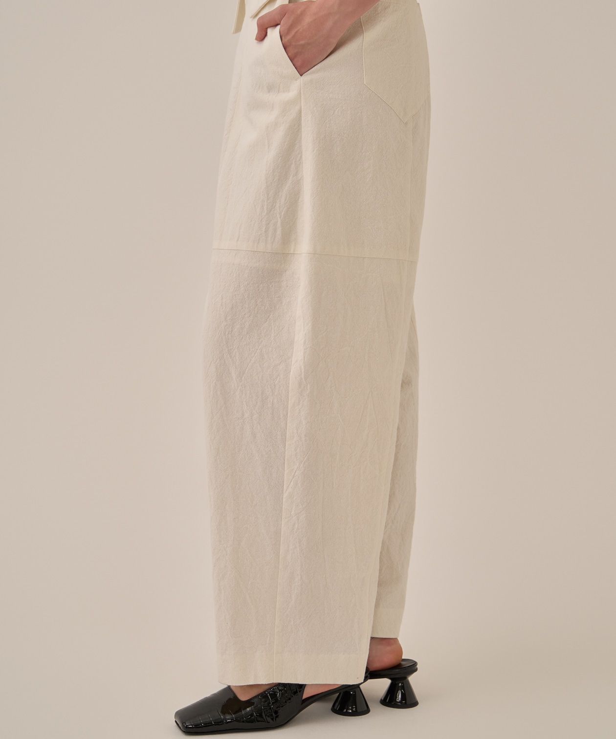 Miriam panel pants AKIRANAKA