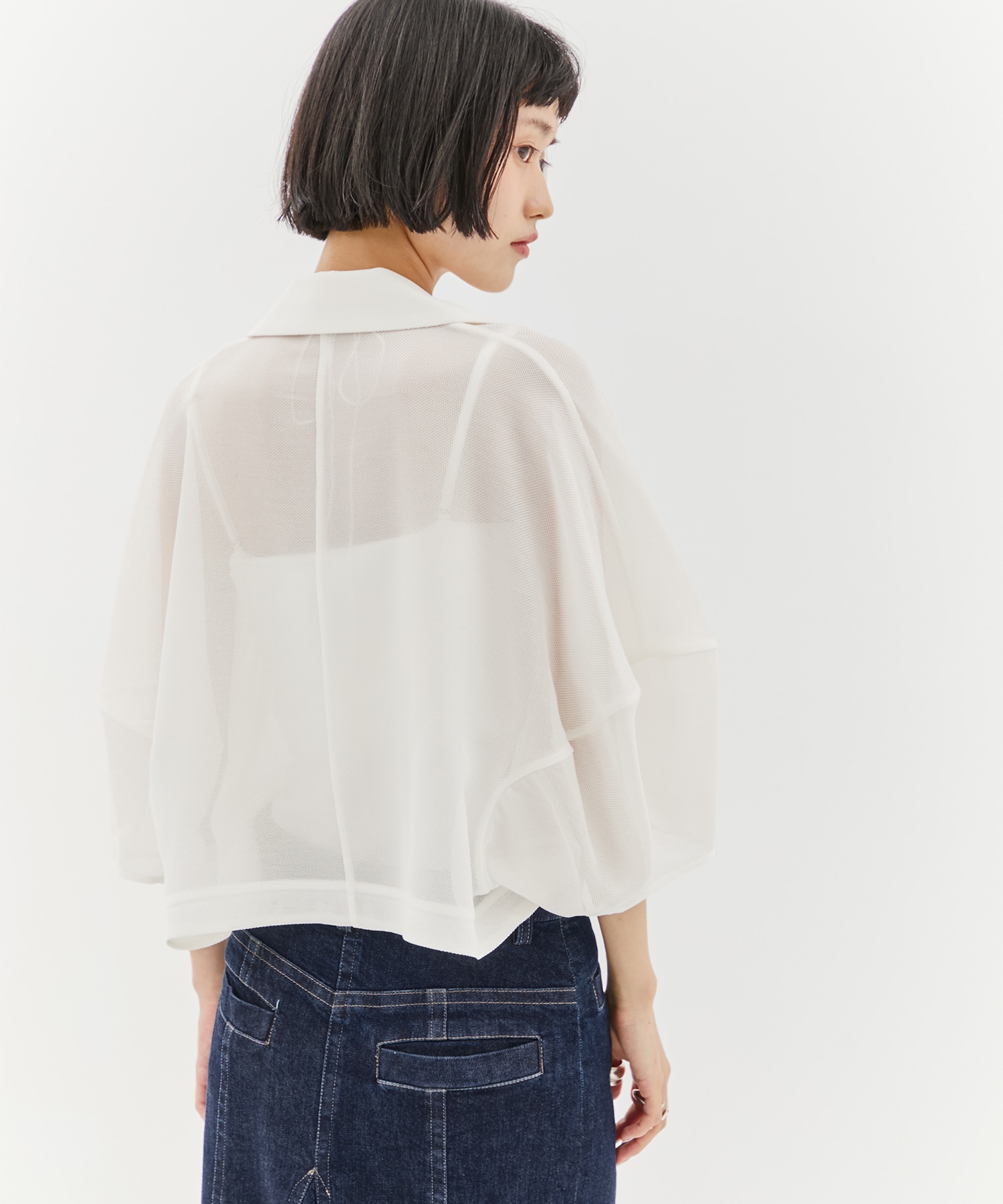 別注MESH LANTERN JACKET CLANE