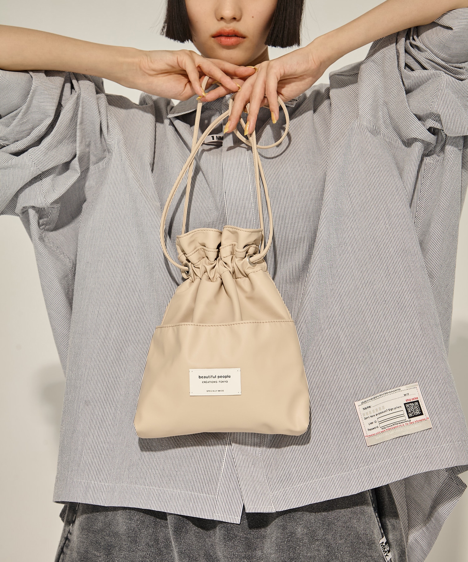 別注2wayショルダー巾着バッグ beautiful people