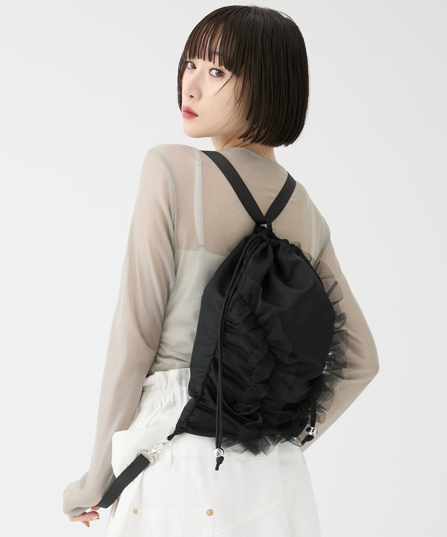 別注wave knapsack(FREE BLACK): HOUGA: WOMENS｜ STUDIOUS