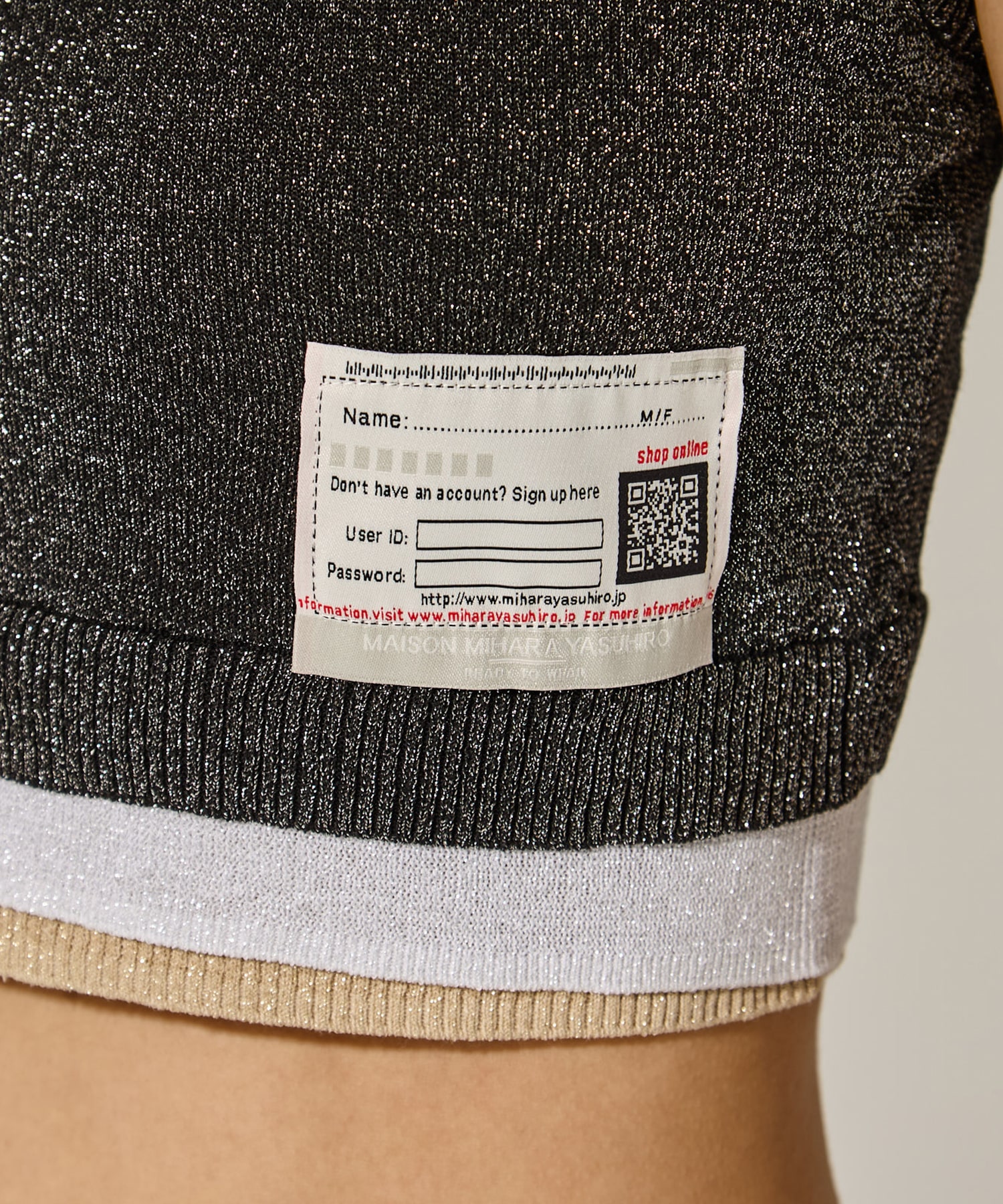LAYERED TANKTOP Maison MIHARA YASUHIRO