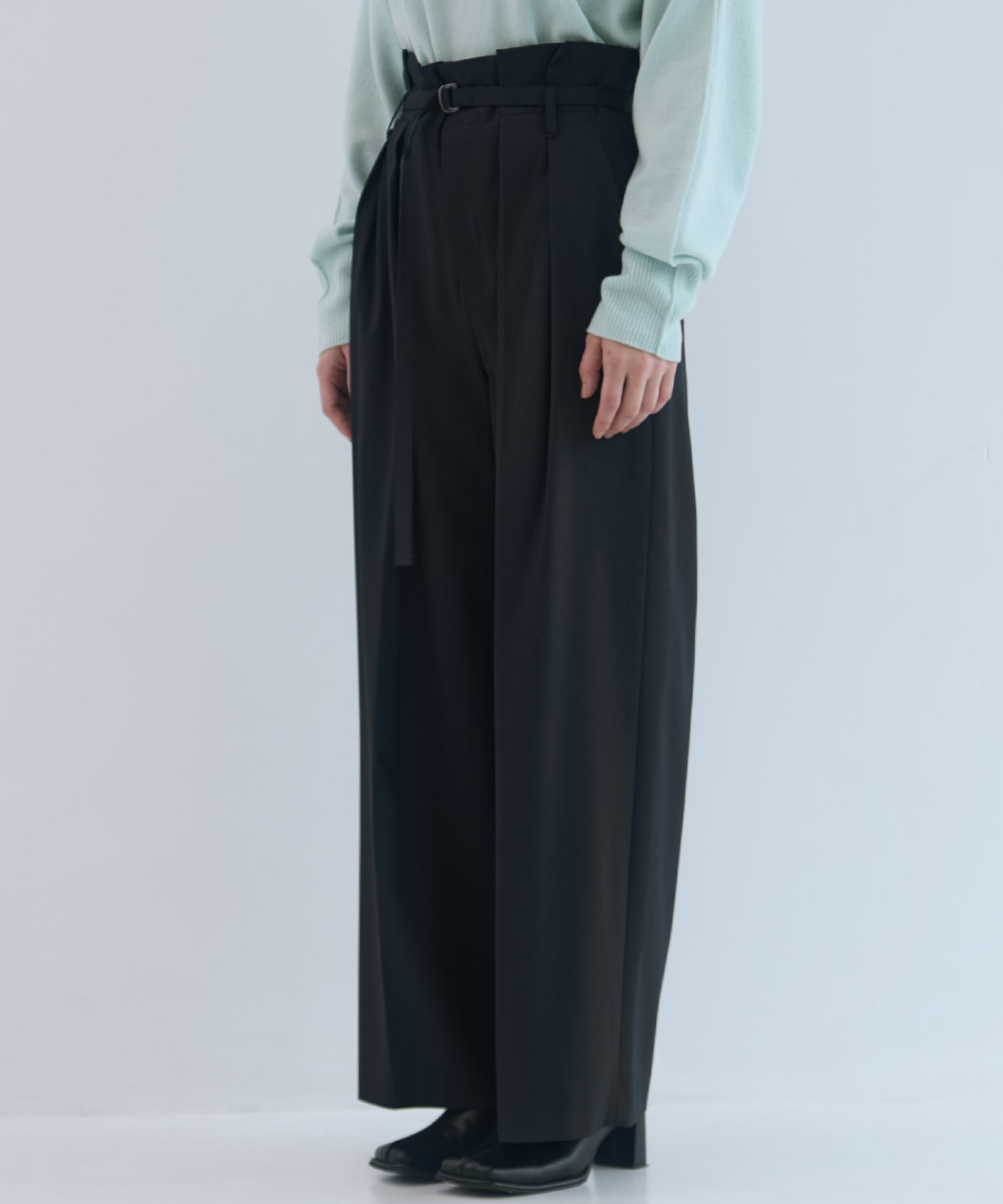 Belted High Waist Trousers STUDIOUS