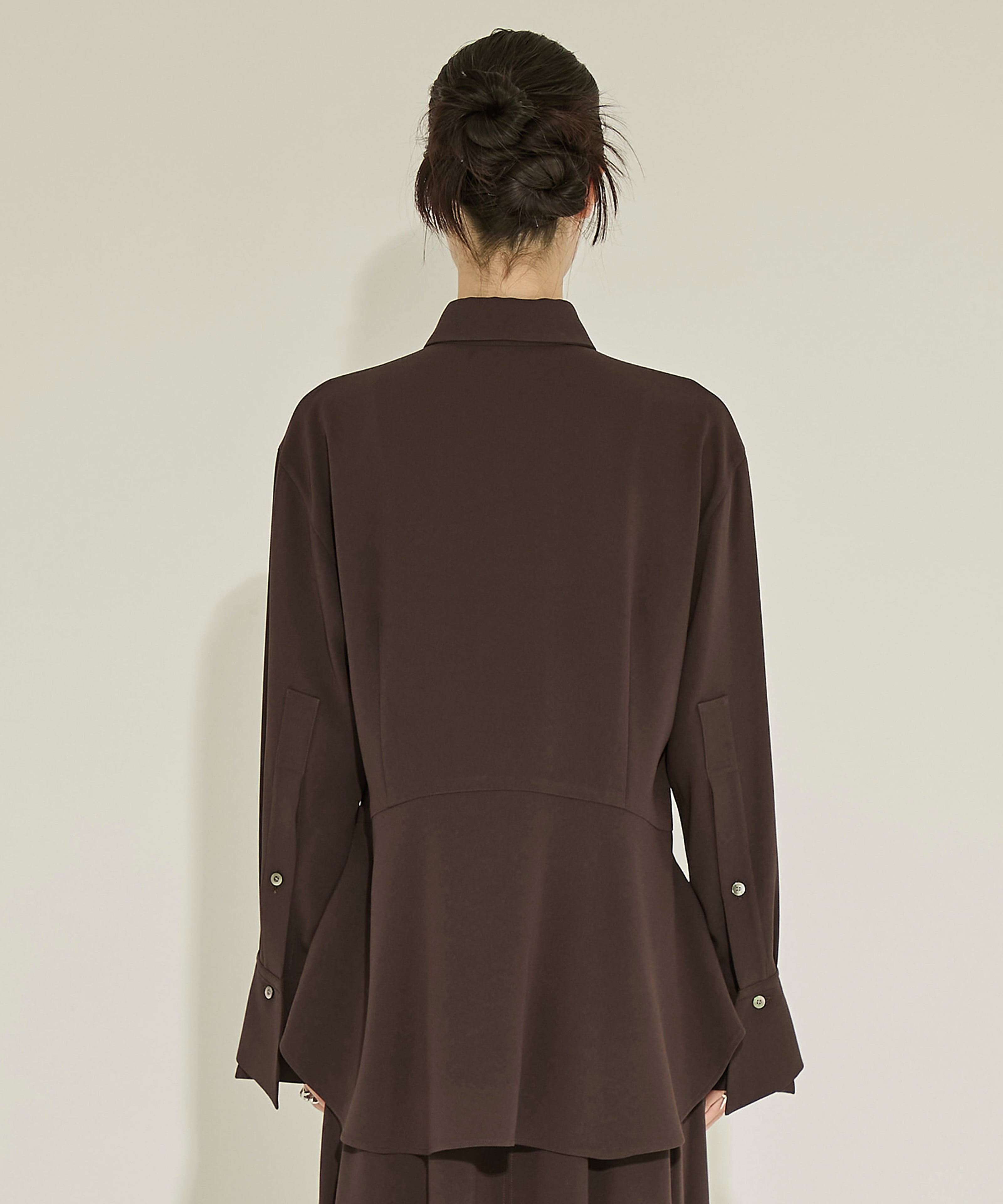 Peplum Hem Shirt UJOH