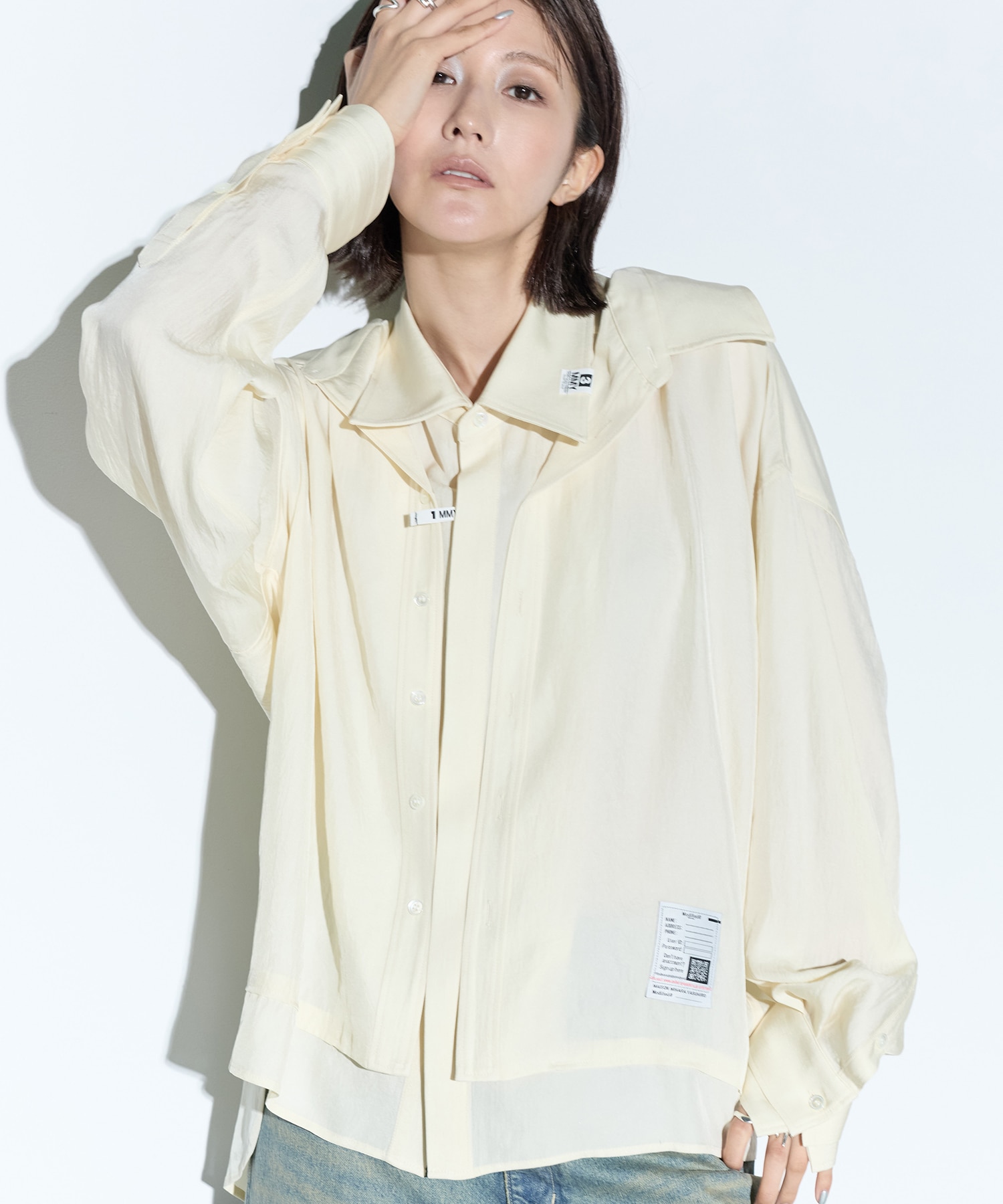 DOUBLE LAYERED SHIRTS Maison MIHARA YASUHIRO