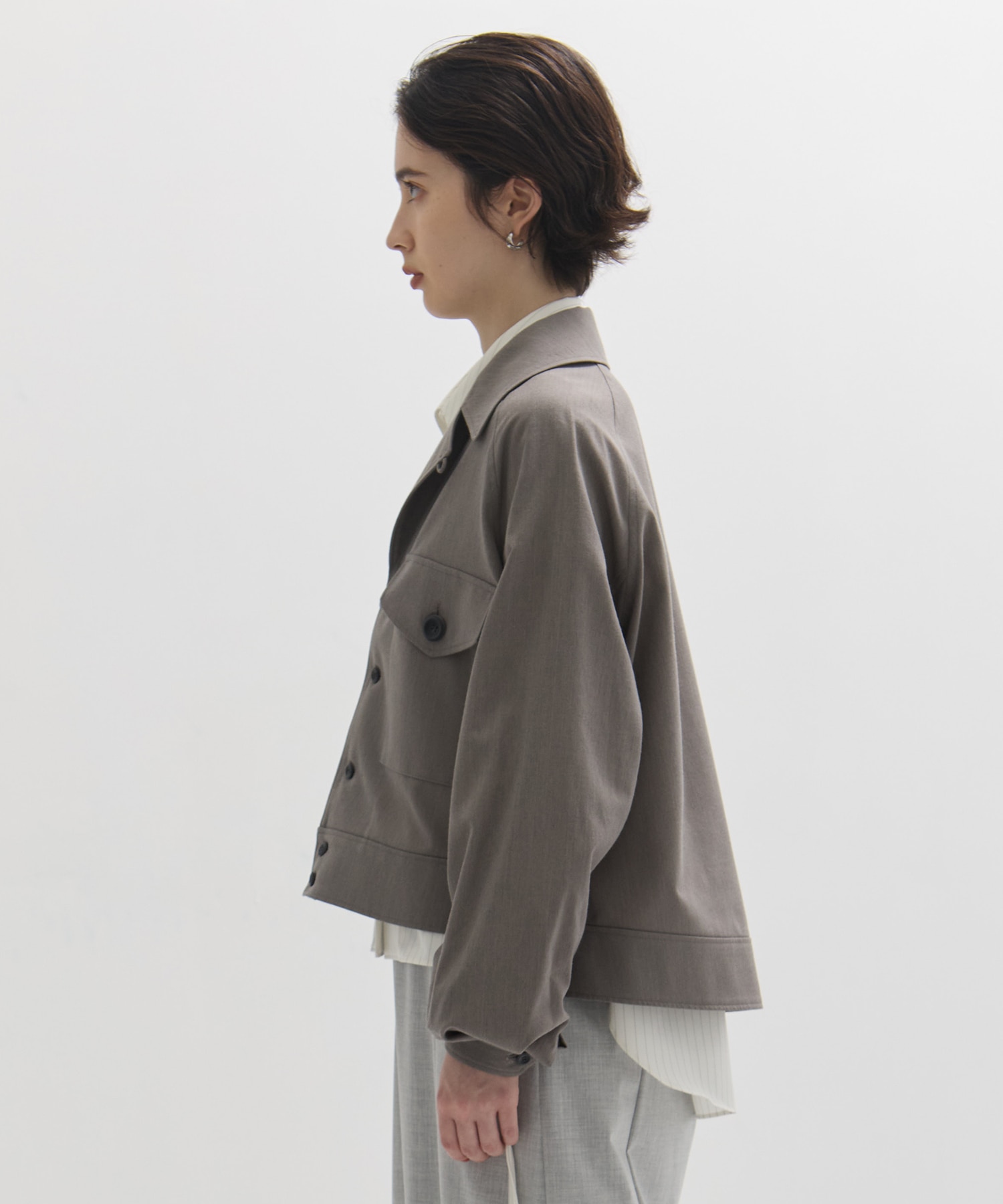 RERACS A-LINE CPO BLOUSE THE RERACS