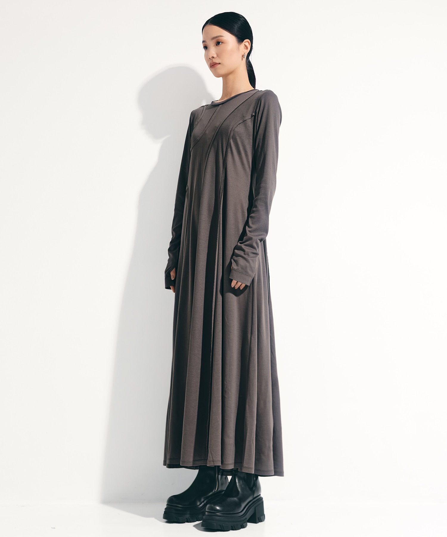 Deconstructed Jersey Dress 
