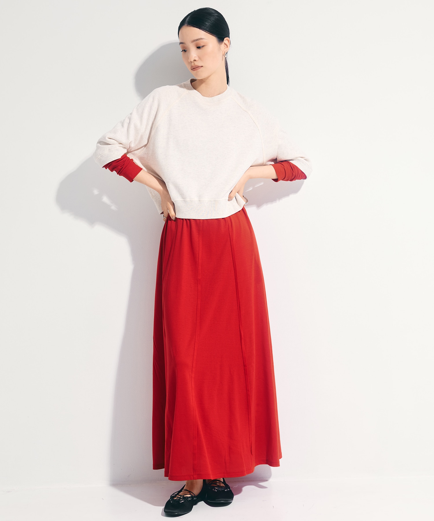 Deconstructed Jersey Dress 