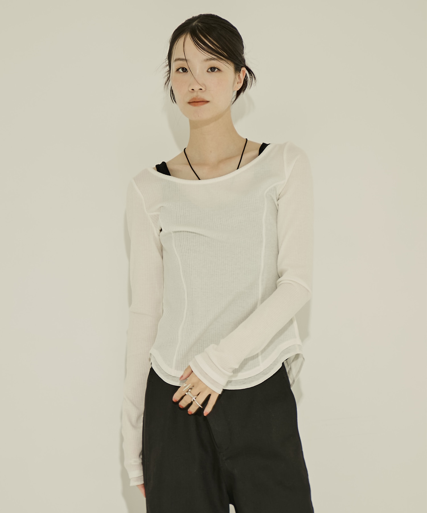 Cashmere Silk Long Tee STUDIOUS