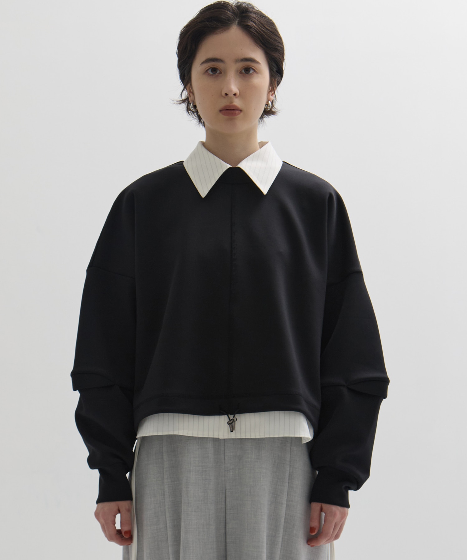 Draw Cord Cropped T UJOH