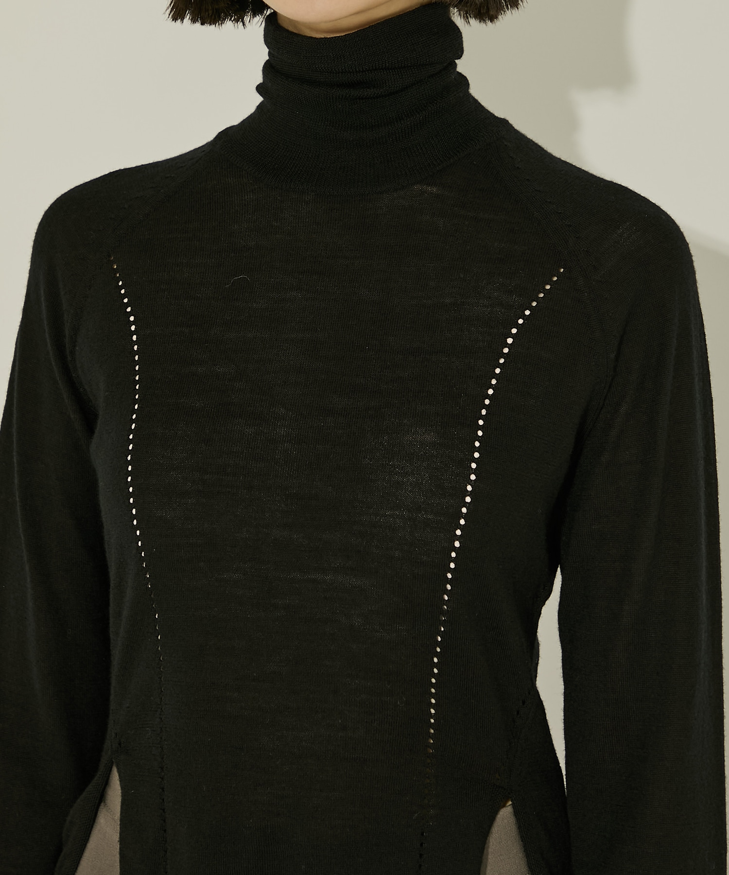 TURTLE NECK KNIT SWEATER JOHN LAWRENCE SULLIVAN