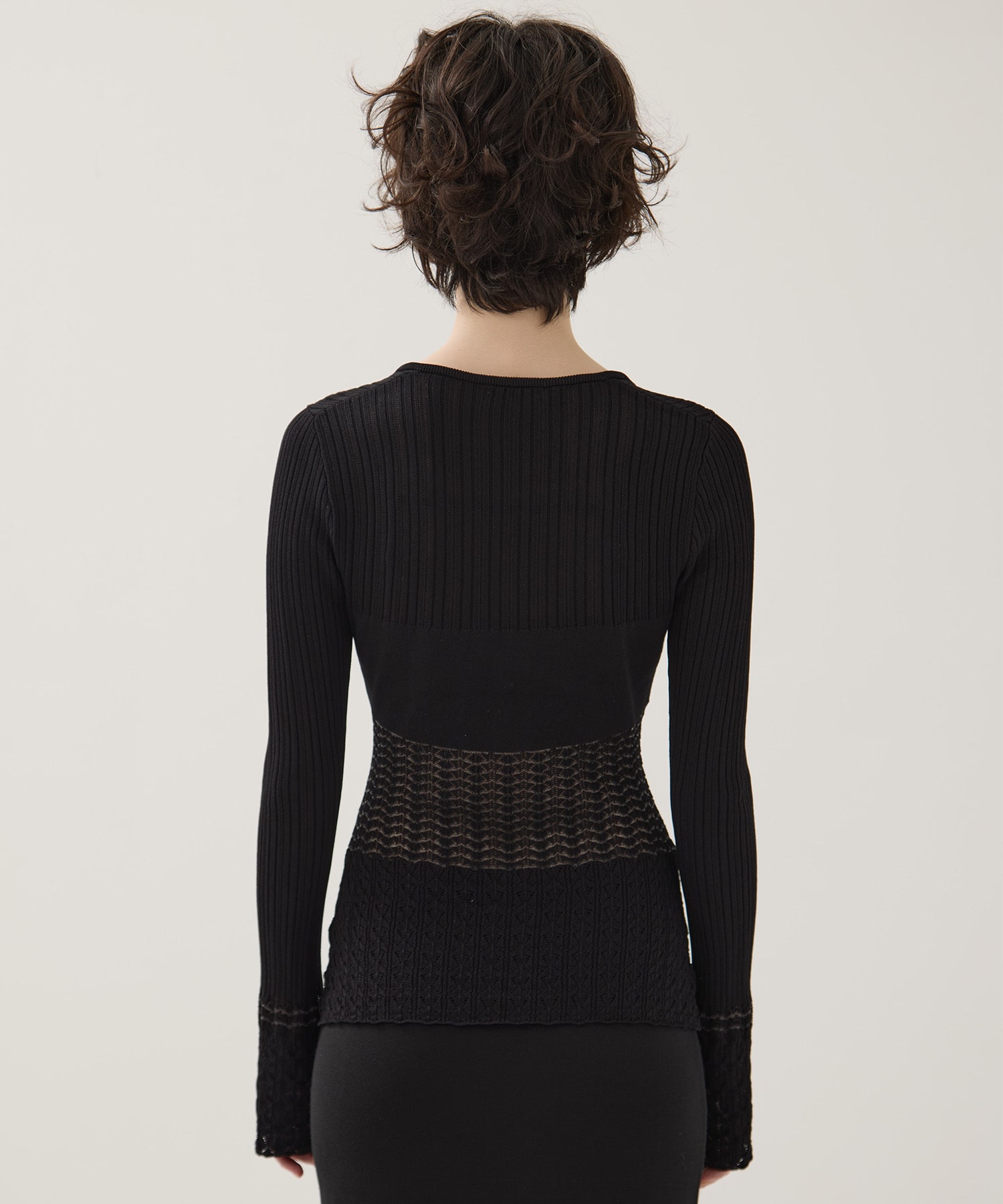 別注Square Neck Ripple Knit EMILY ODA
