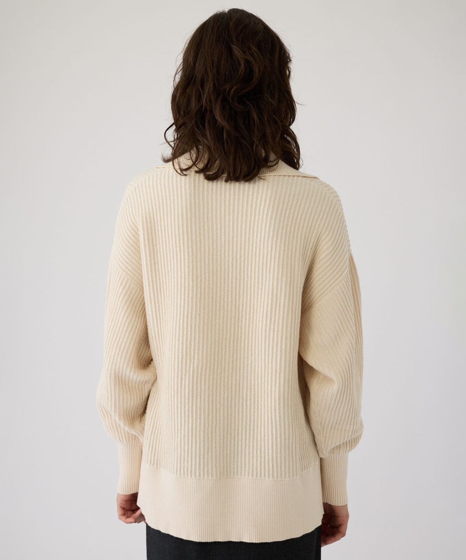 Basic coller rib pullover RIM.ARK
