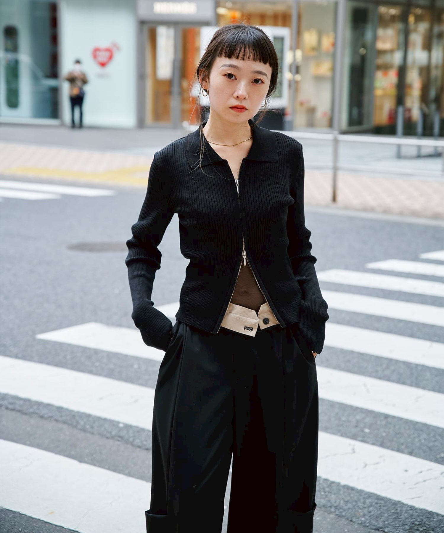 ZIP UP POLO KNIT STUDIOUS