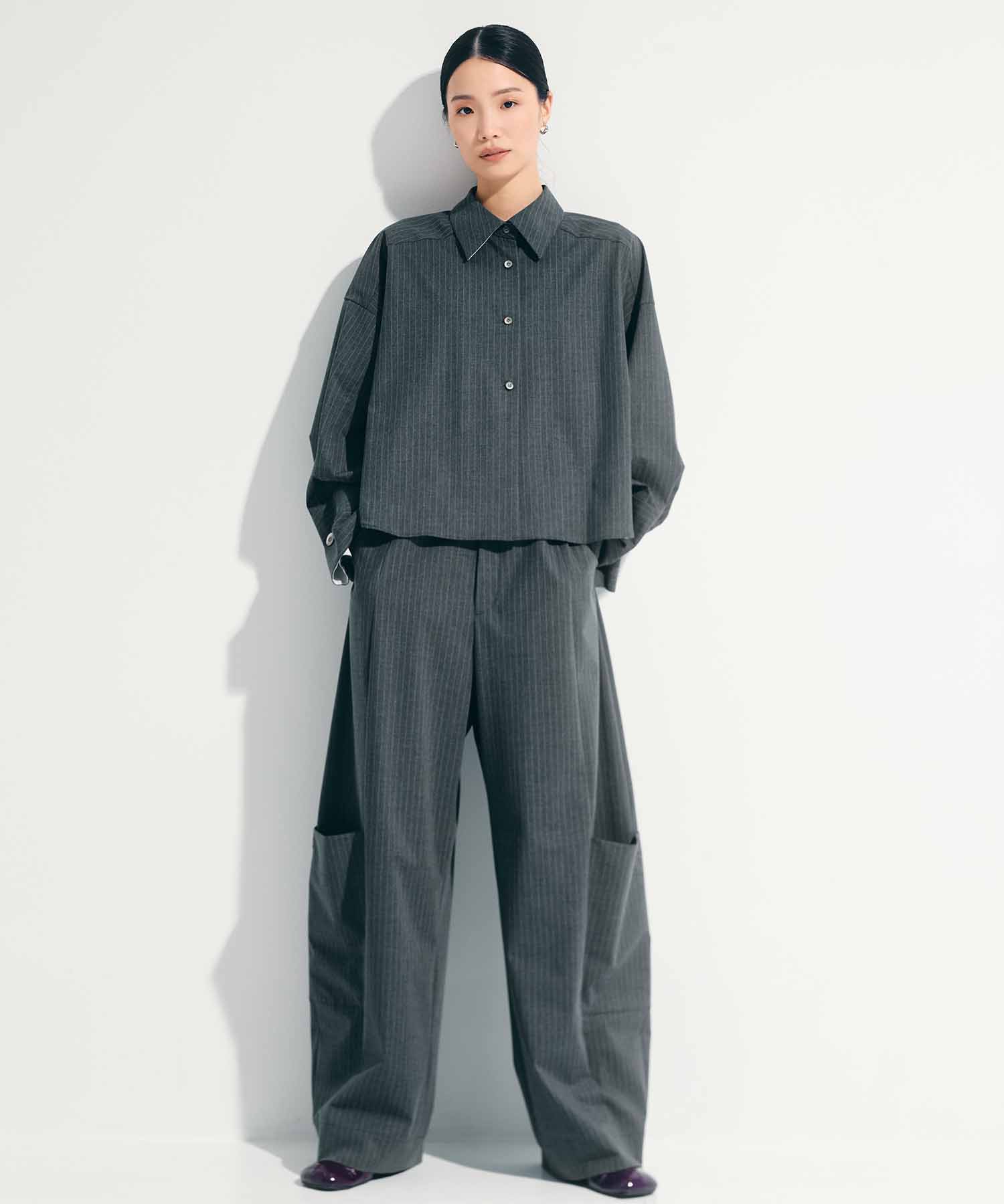 Soft Barrel Leg Cargo Trousers STUDIOUS