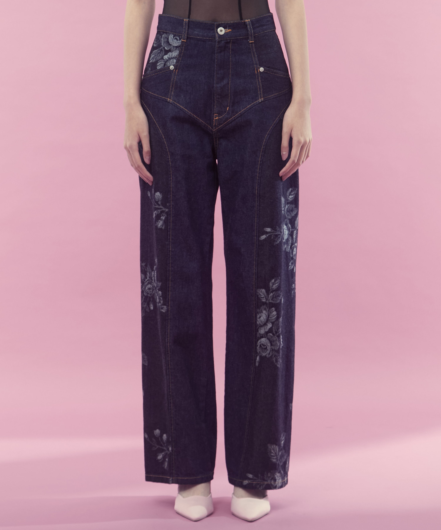 別注 ROSE DENIM PANTS FETICO