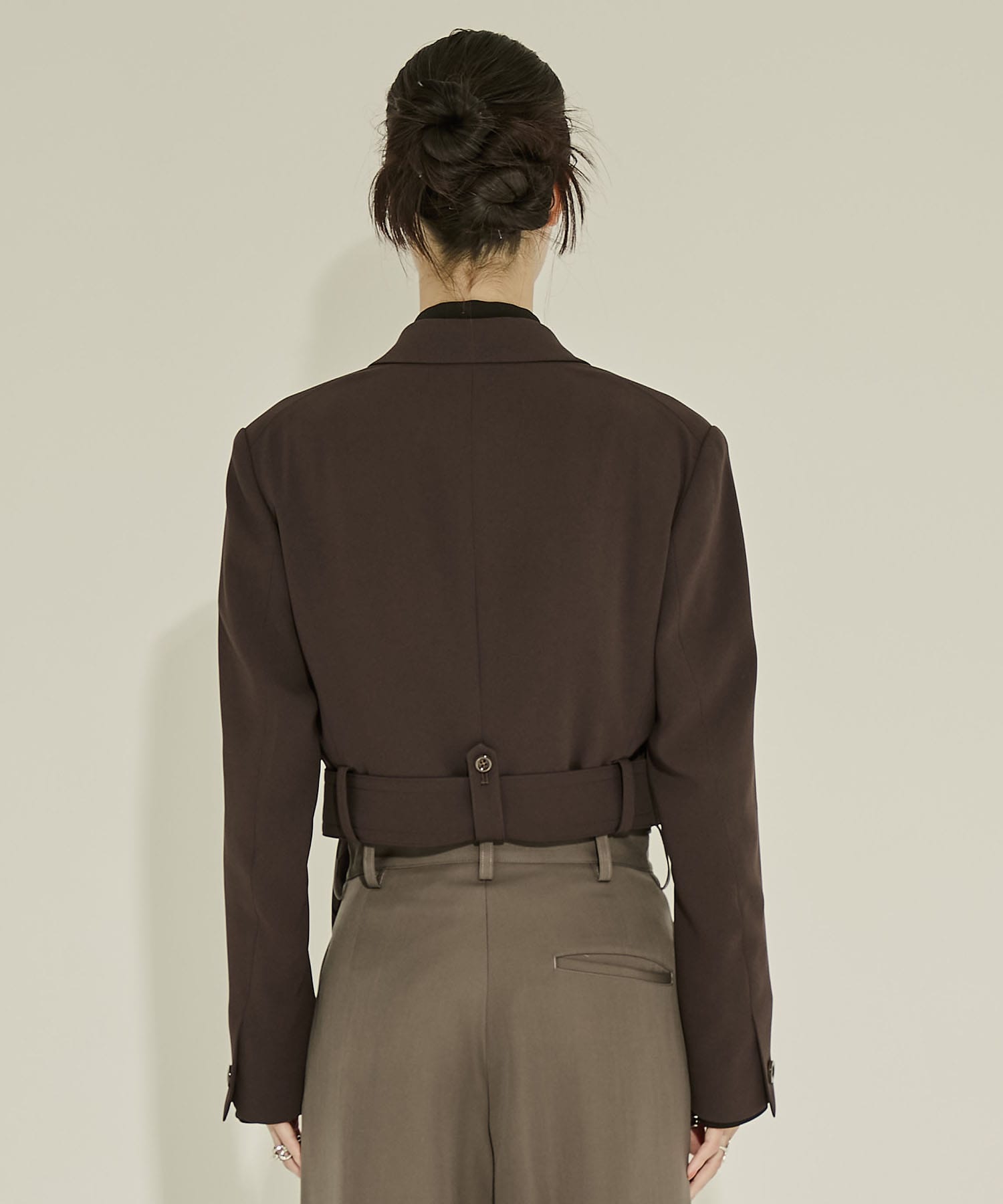 Cropped Belt JKT UJOH