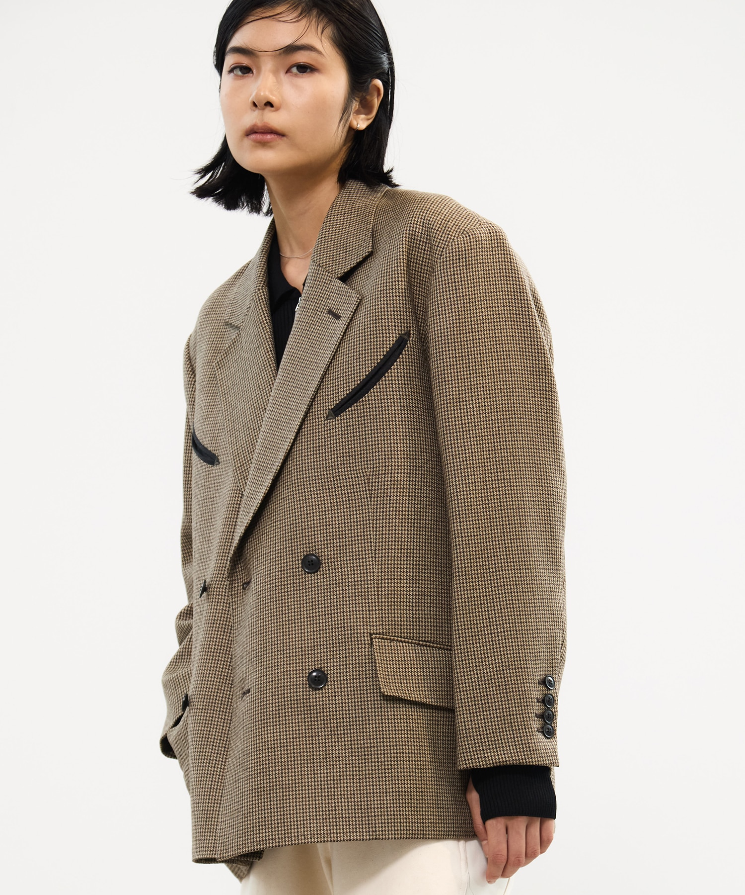 Wool check jacket TOGA