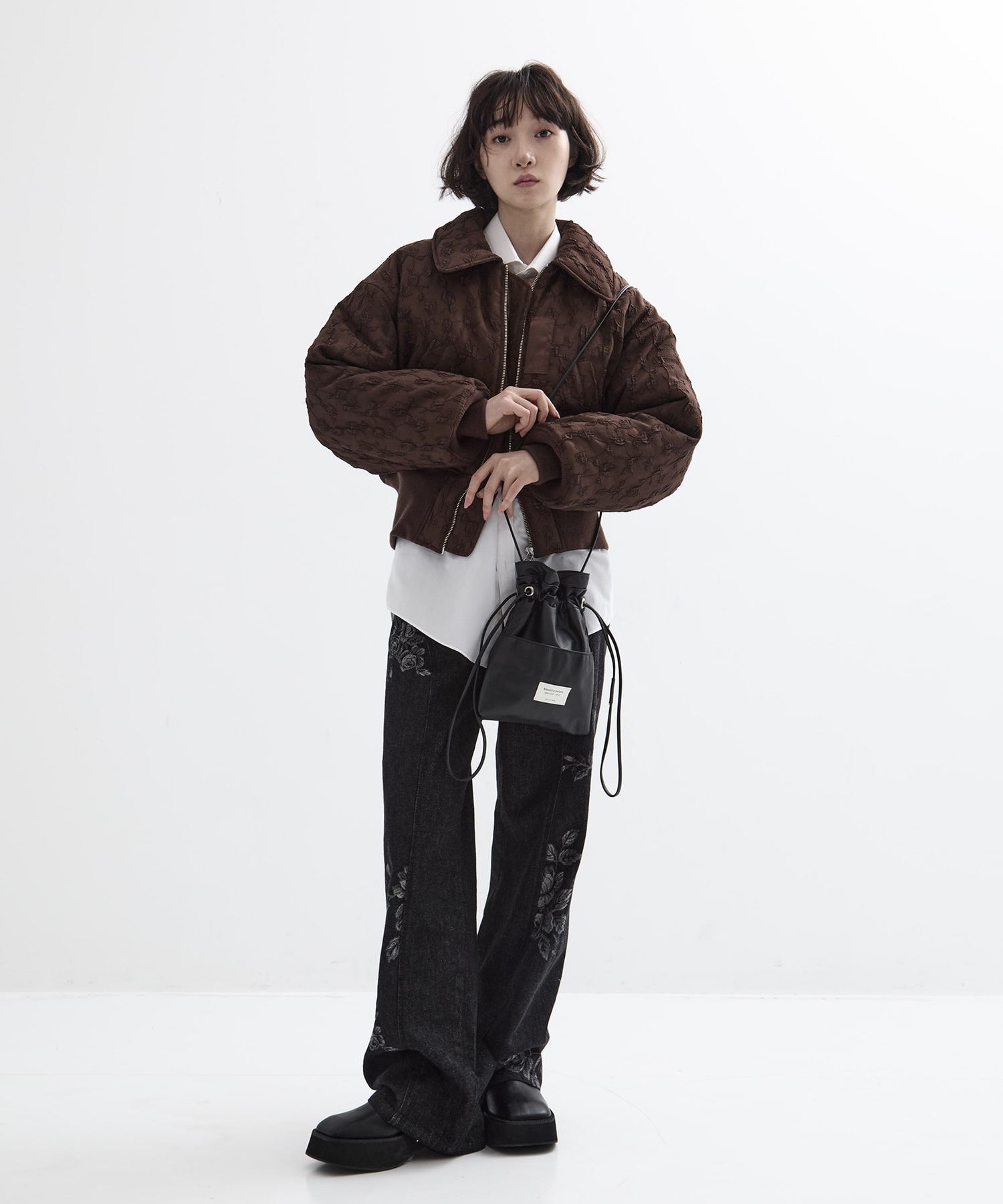 別注2wayショルダー巾着バッグ beautiful people