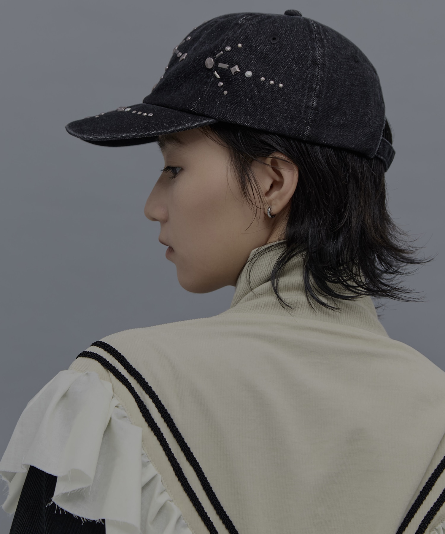 別注silver metal cross cap tanakadaisuke