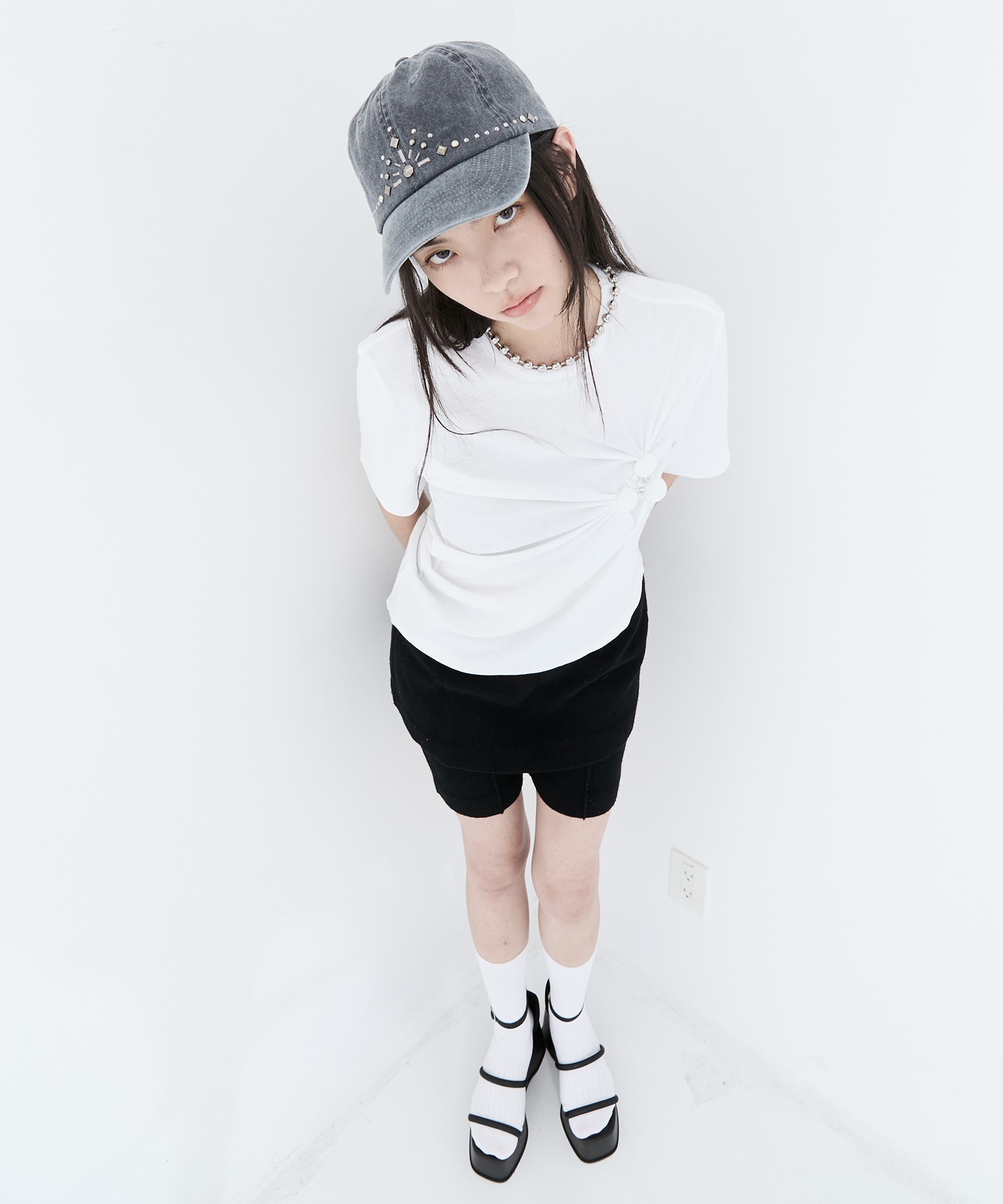 別注silver metal tiara cap(FREE GREY): tanakadaisuke: WOMENS