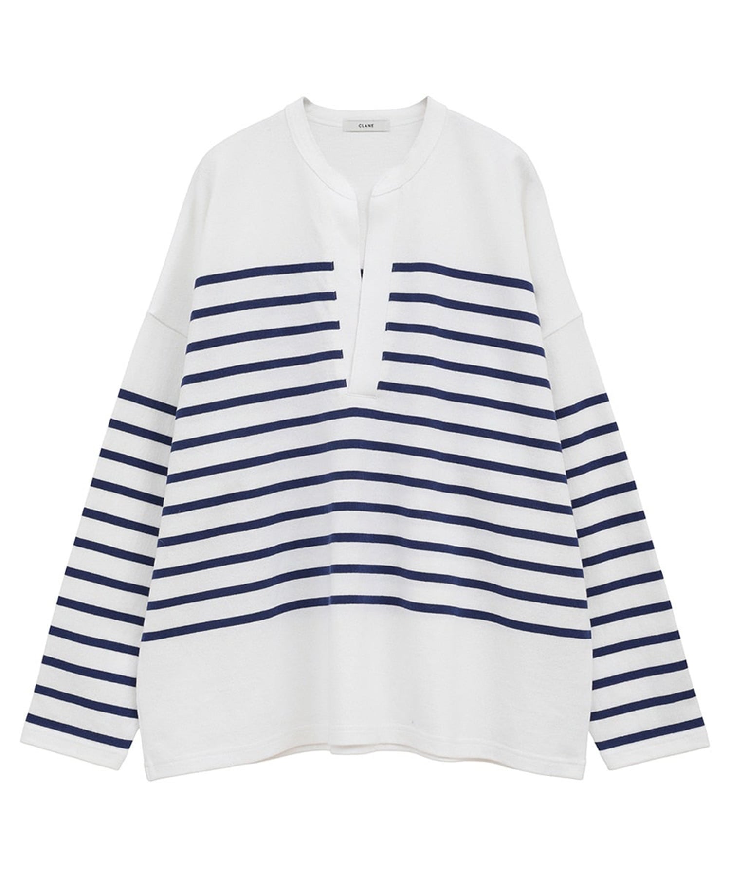 WIDE HENRY NECK BORDER TOPS CLANE