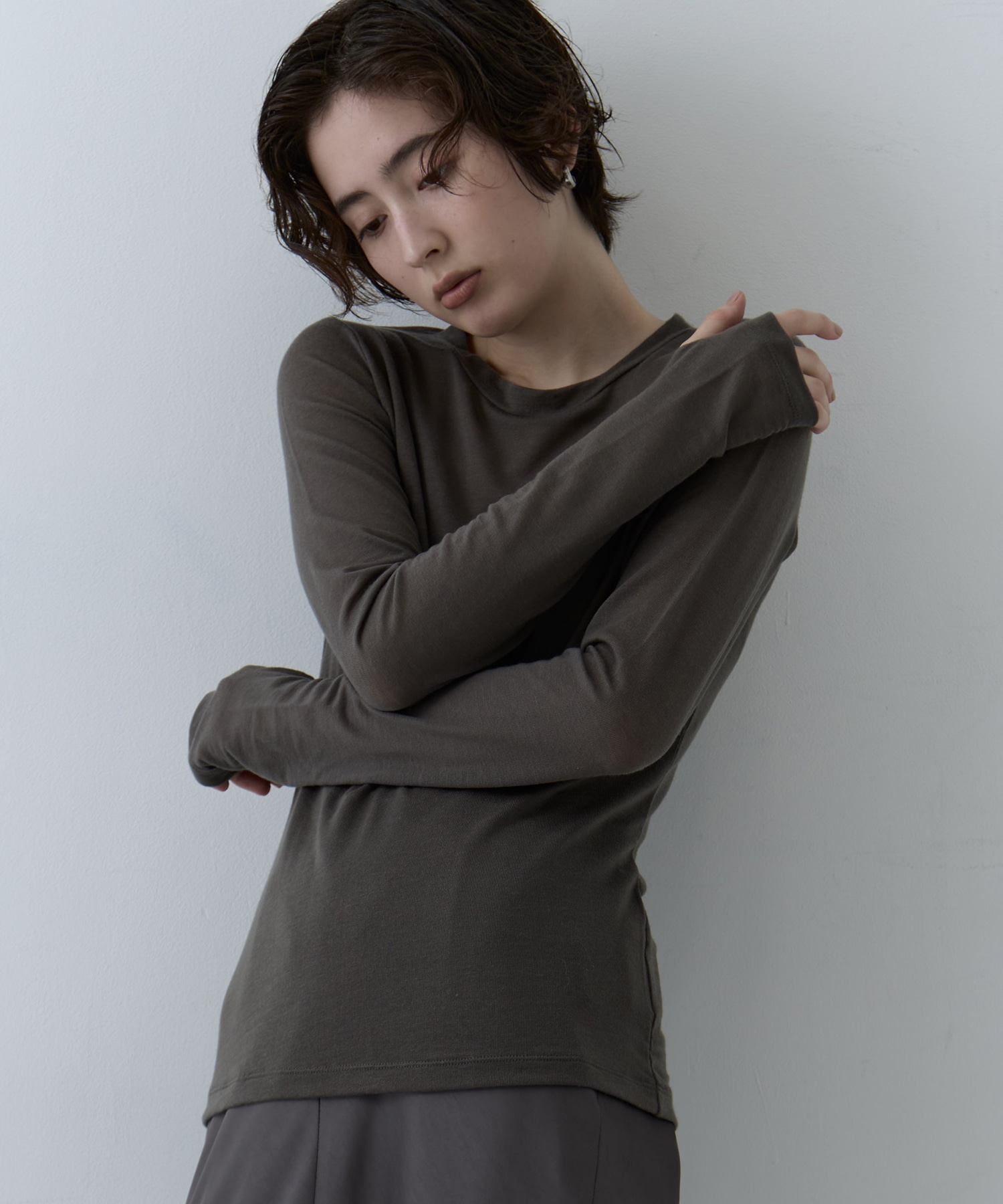 3way Camisole & Cashmere Long T STUDIOUS