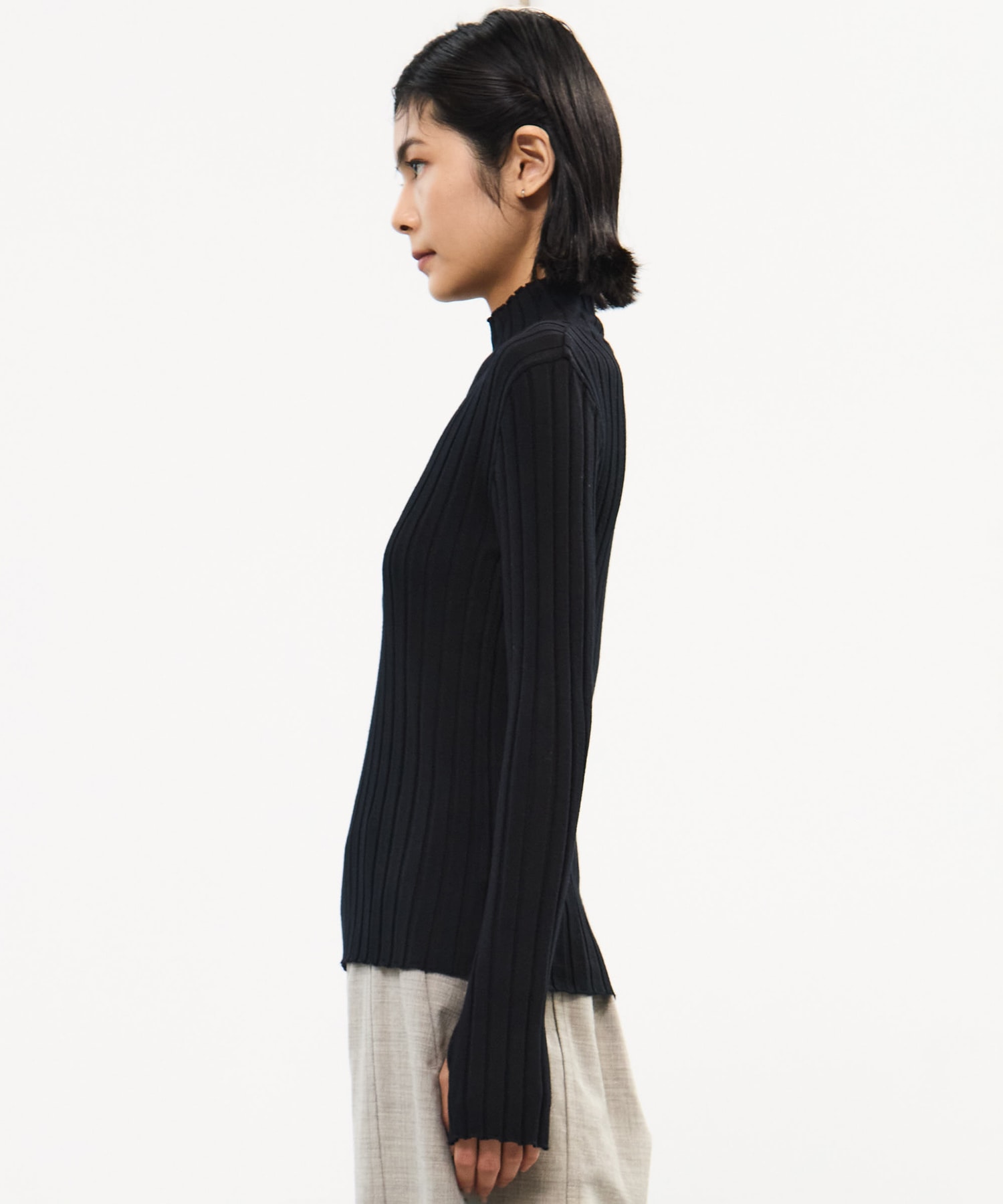 Silk Viscorse Wide Rib KT STUDIOUS