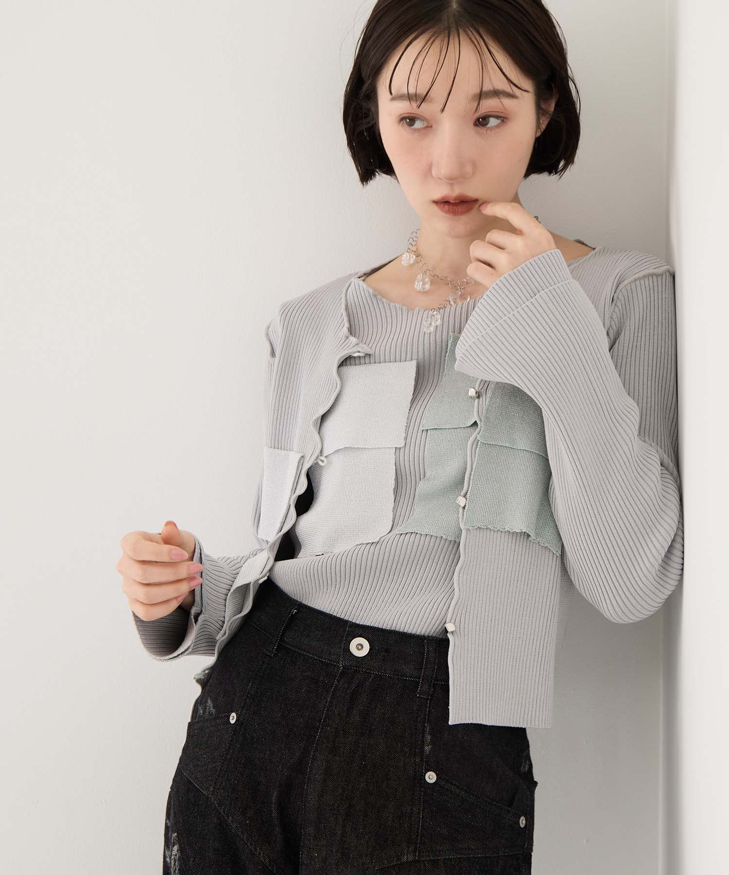 別注CREW NECK RIB KNIT kotohayokozawa