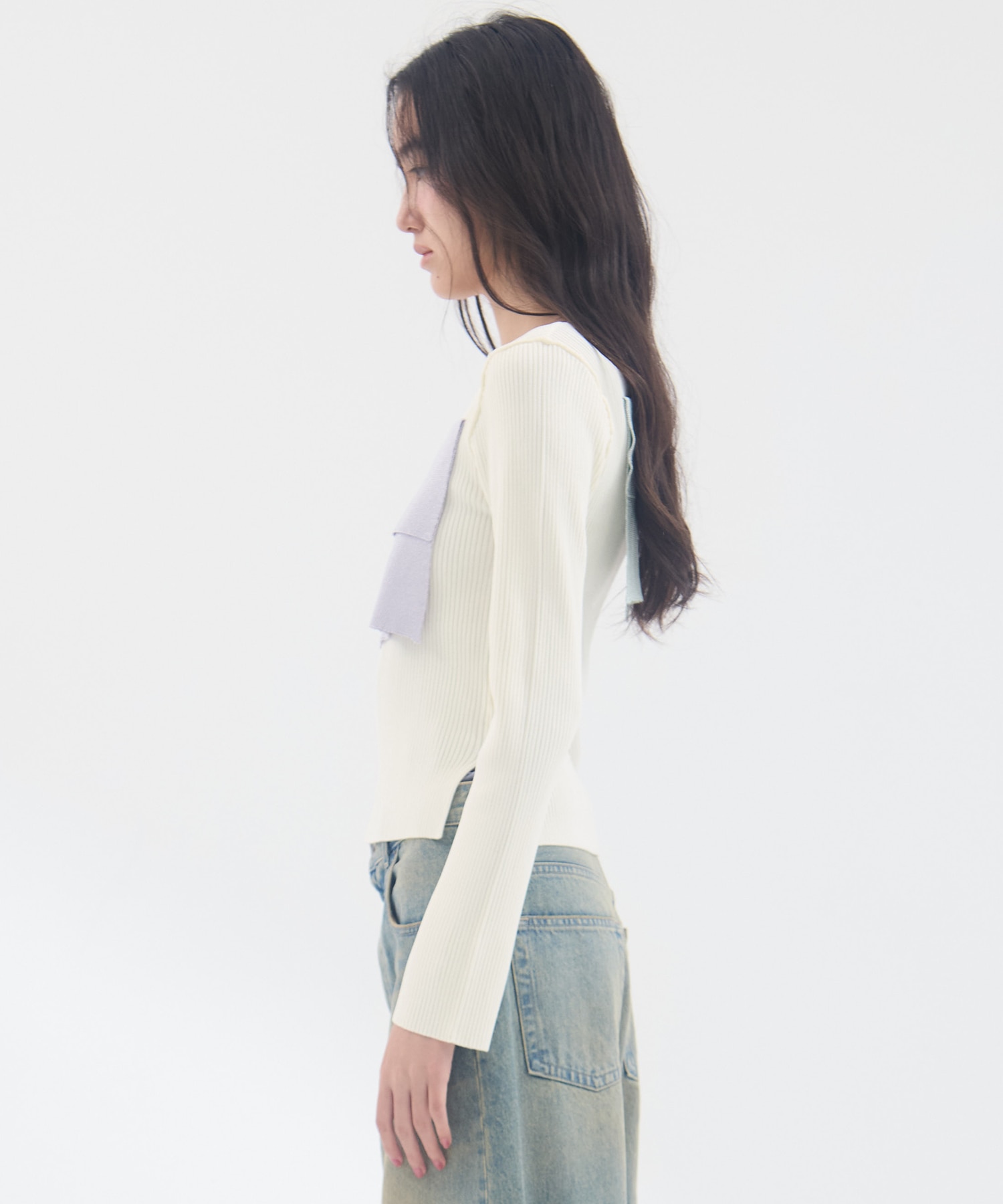 別注CREW NECK RIB KNIT kotohayokozawa
