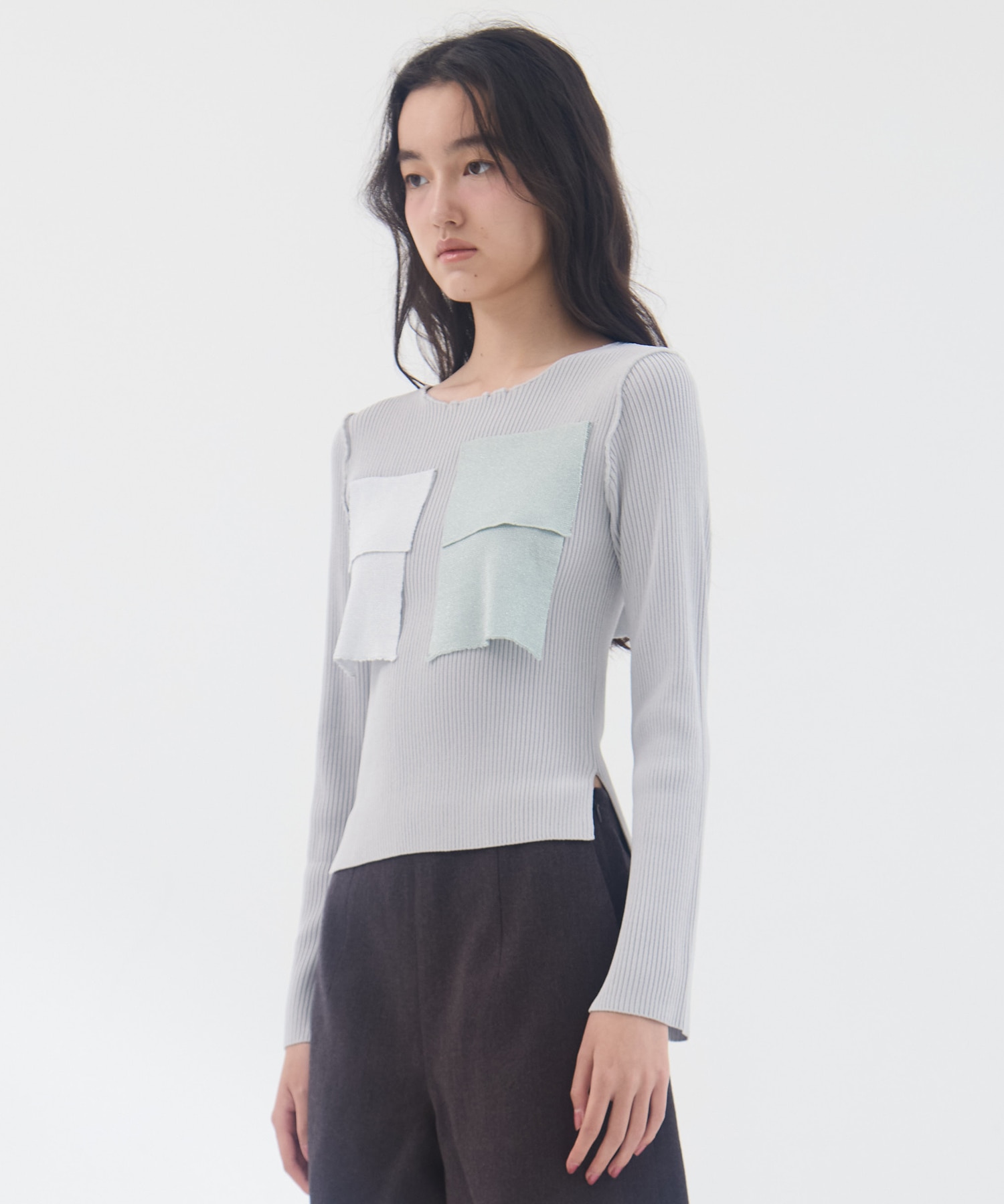 別注CREW NECK RIB KNIT kotohayokozawa