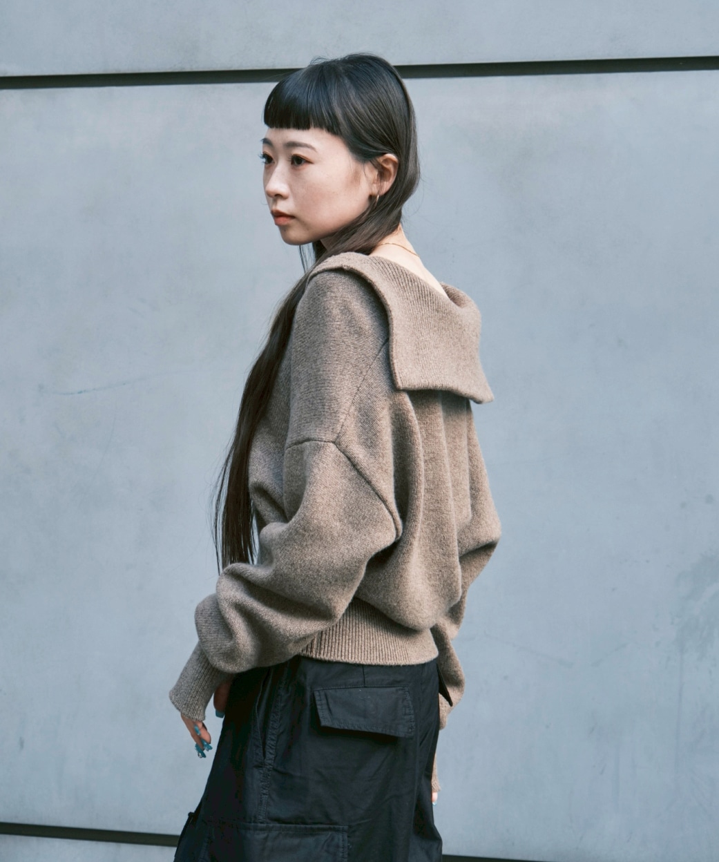 別注 SAILOR COLLAR KNIT ROUTINE