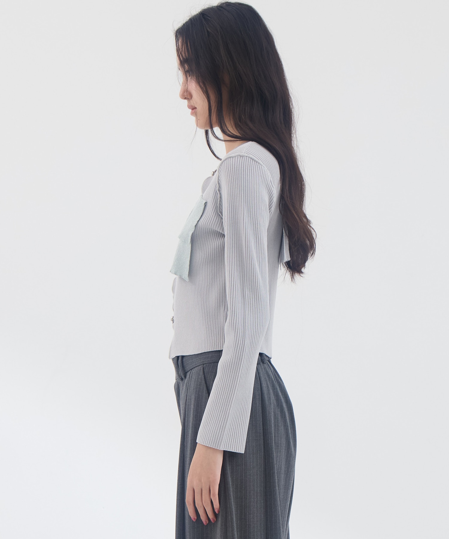 別注 RIB KNIT CARDIGAN kotohayokozawa