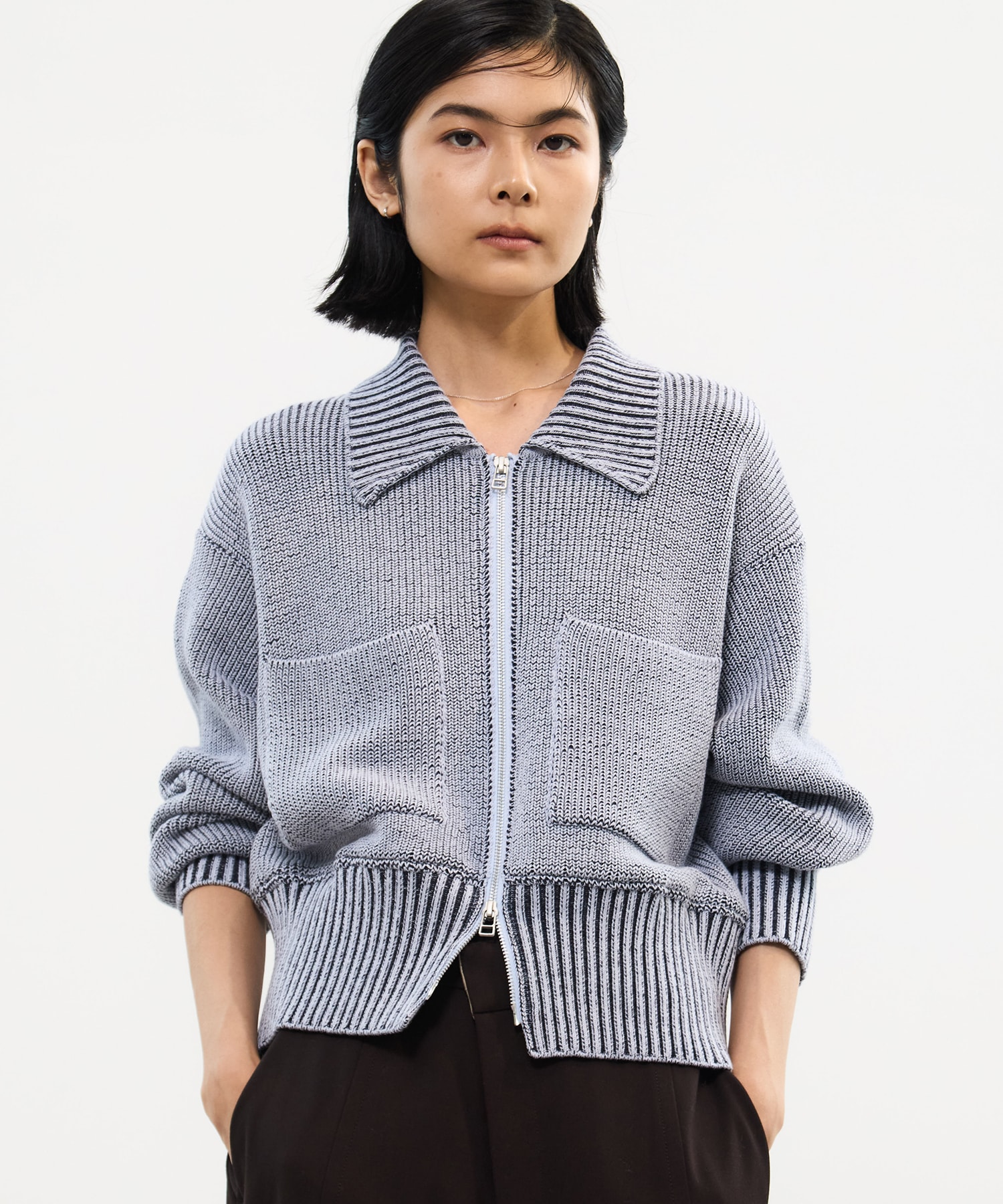 別注 ZIP CROPPED TOPS WRAPINKNOT