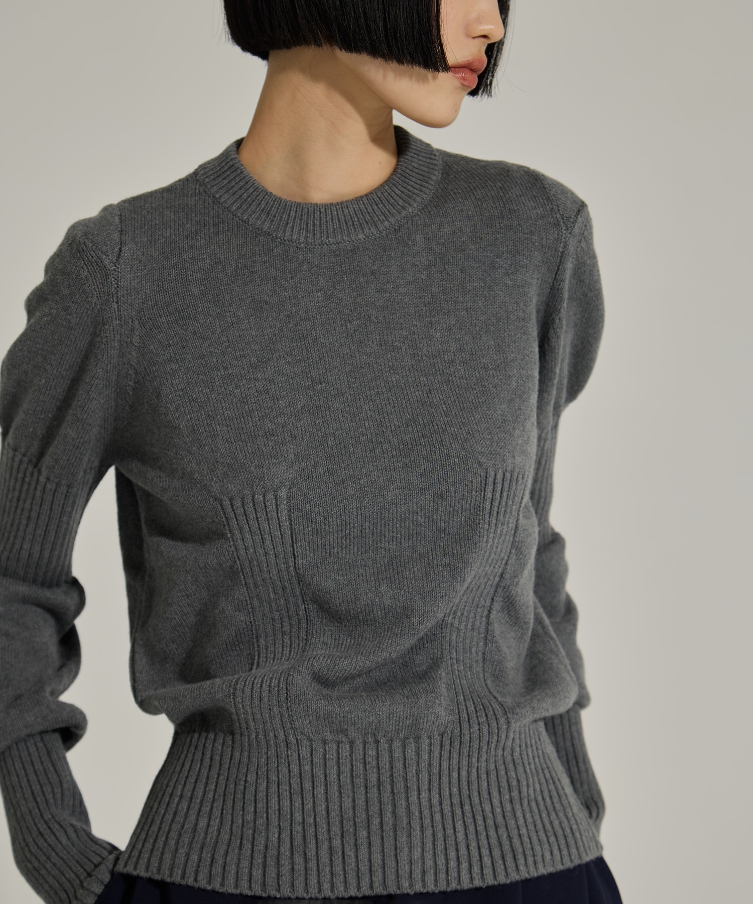 AKES-005（パフスリーブニット） AKANE UTSUNOMIYA