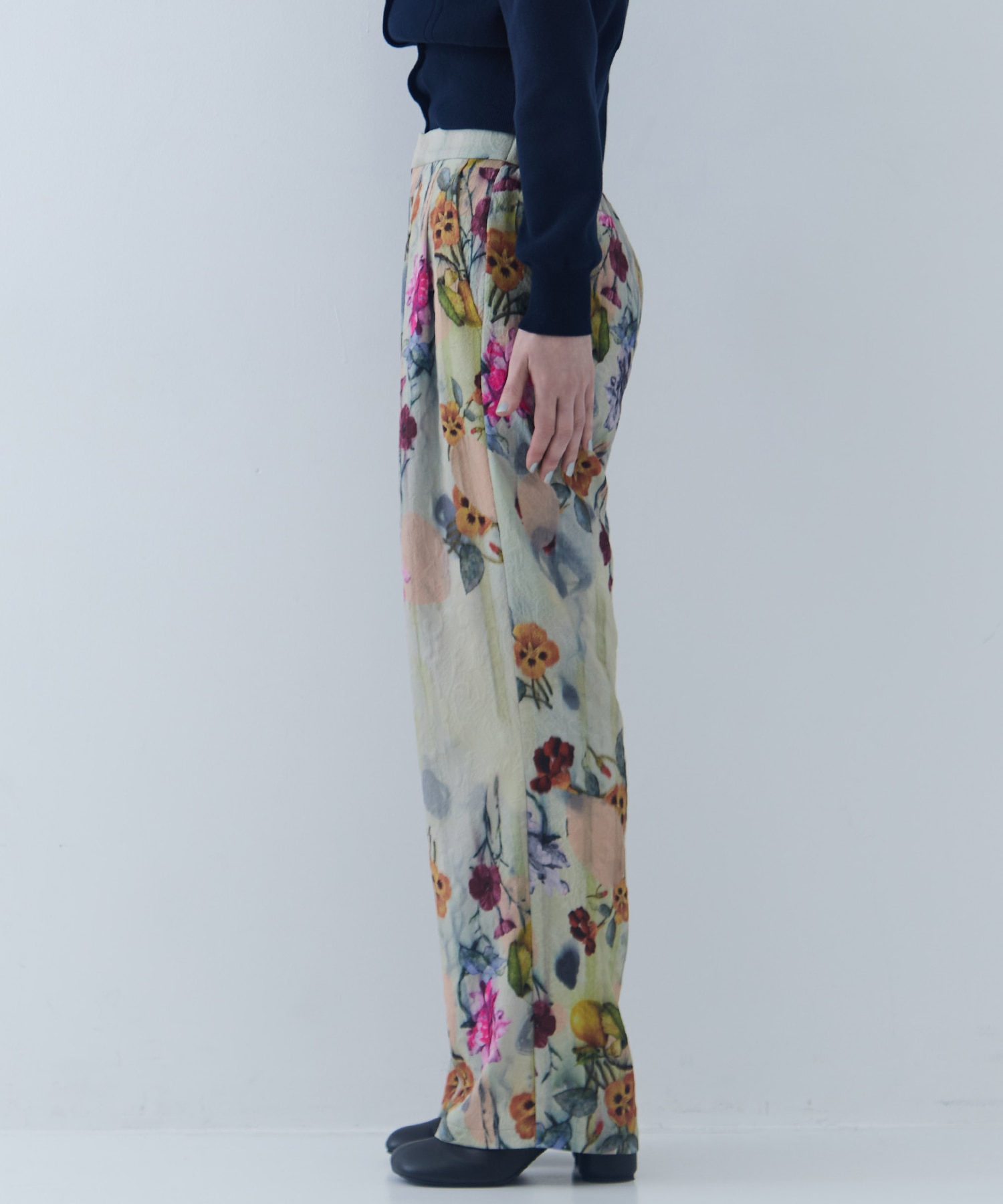 UND GRACE JACQUARD PRINT PANTS AMERI