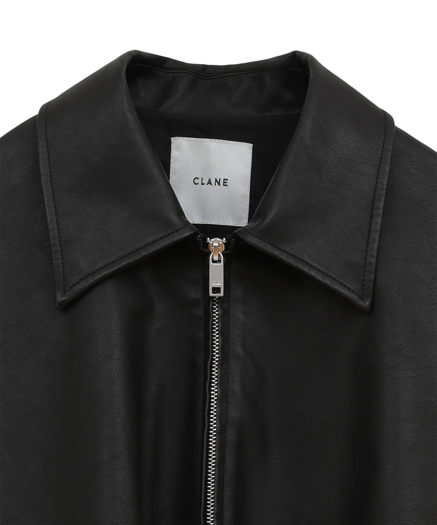 FAKE LEATHER BALLOON JACKET CLANE