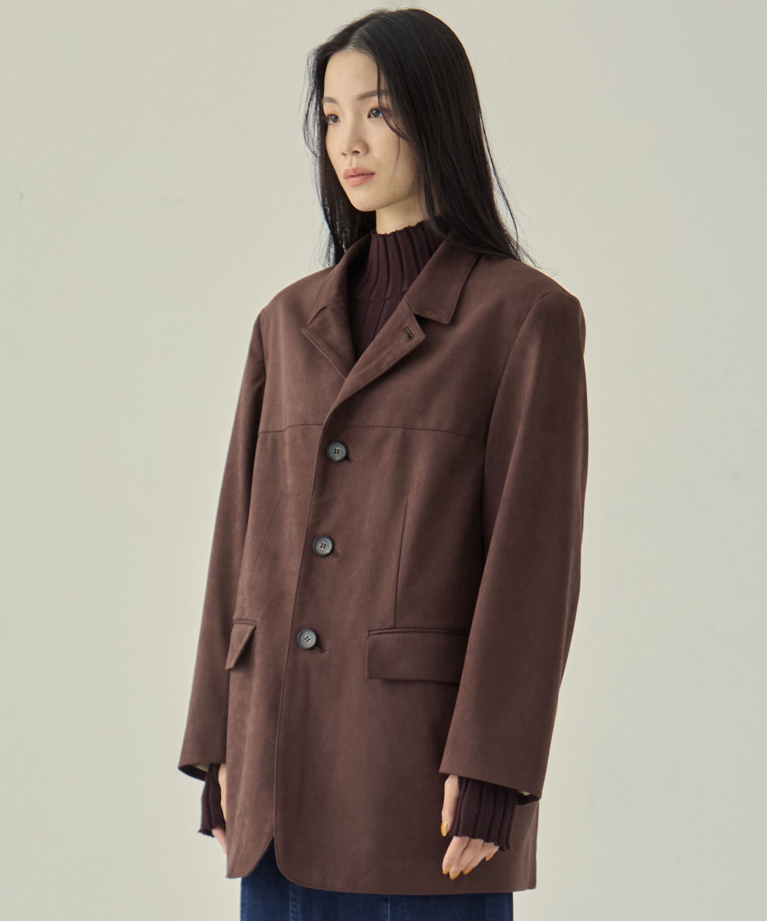 Soft Suede Over Jacket STUDIOUS