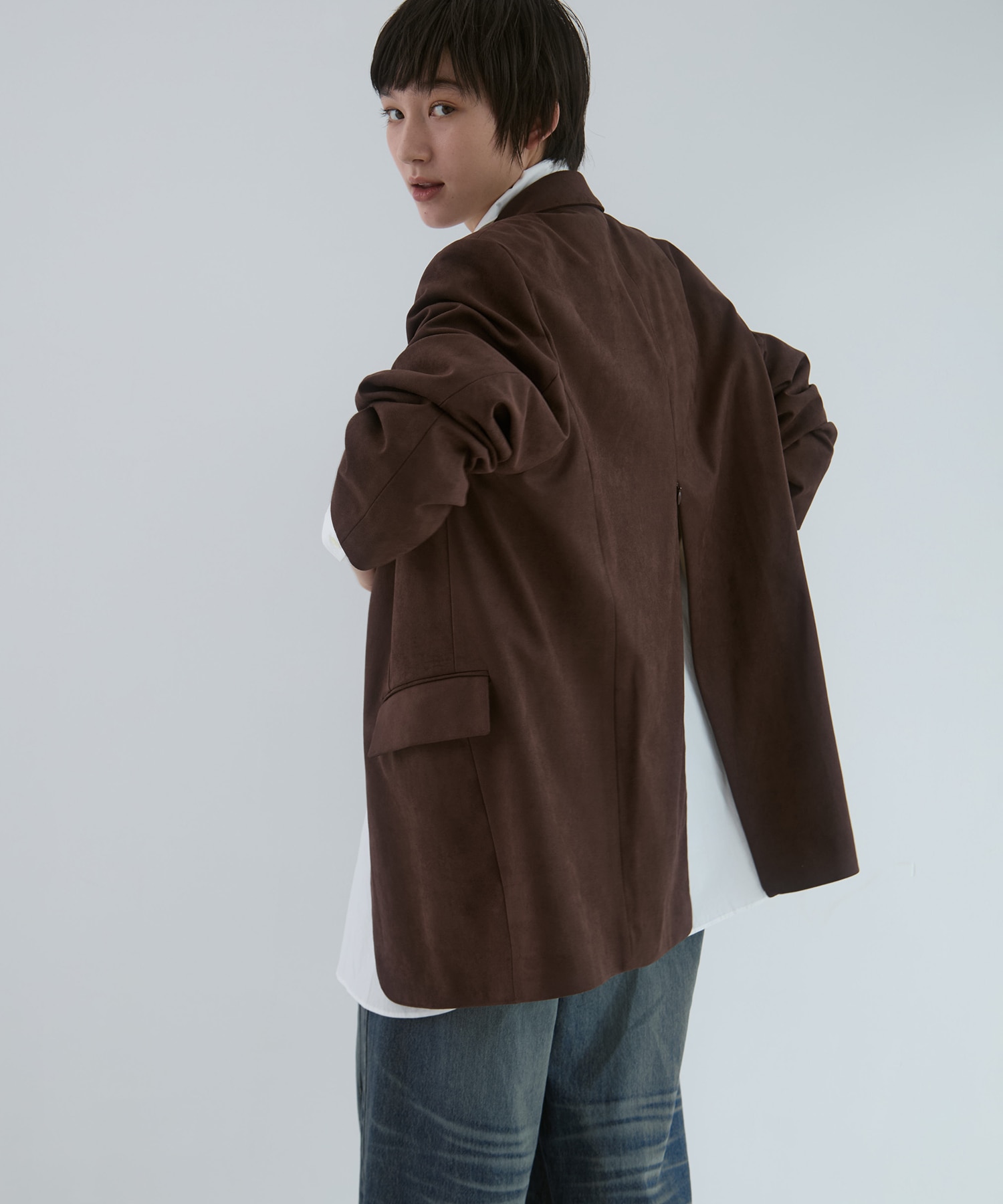 Soft Suede Over Jacket STUDIOUS