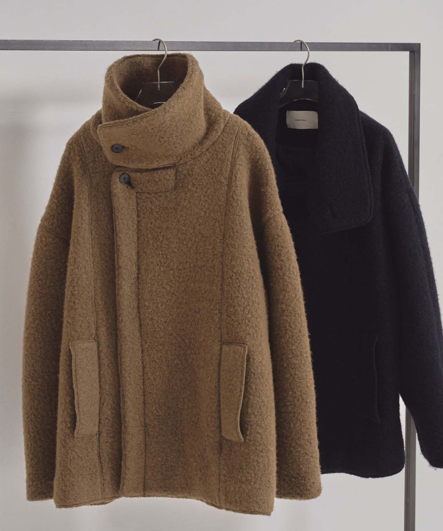 Standcollar Boucle Jacket TODAYFUL