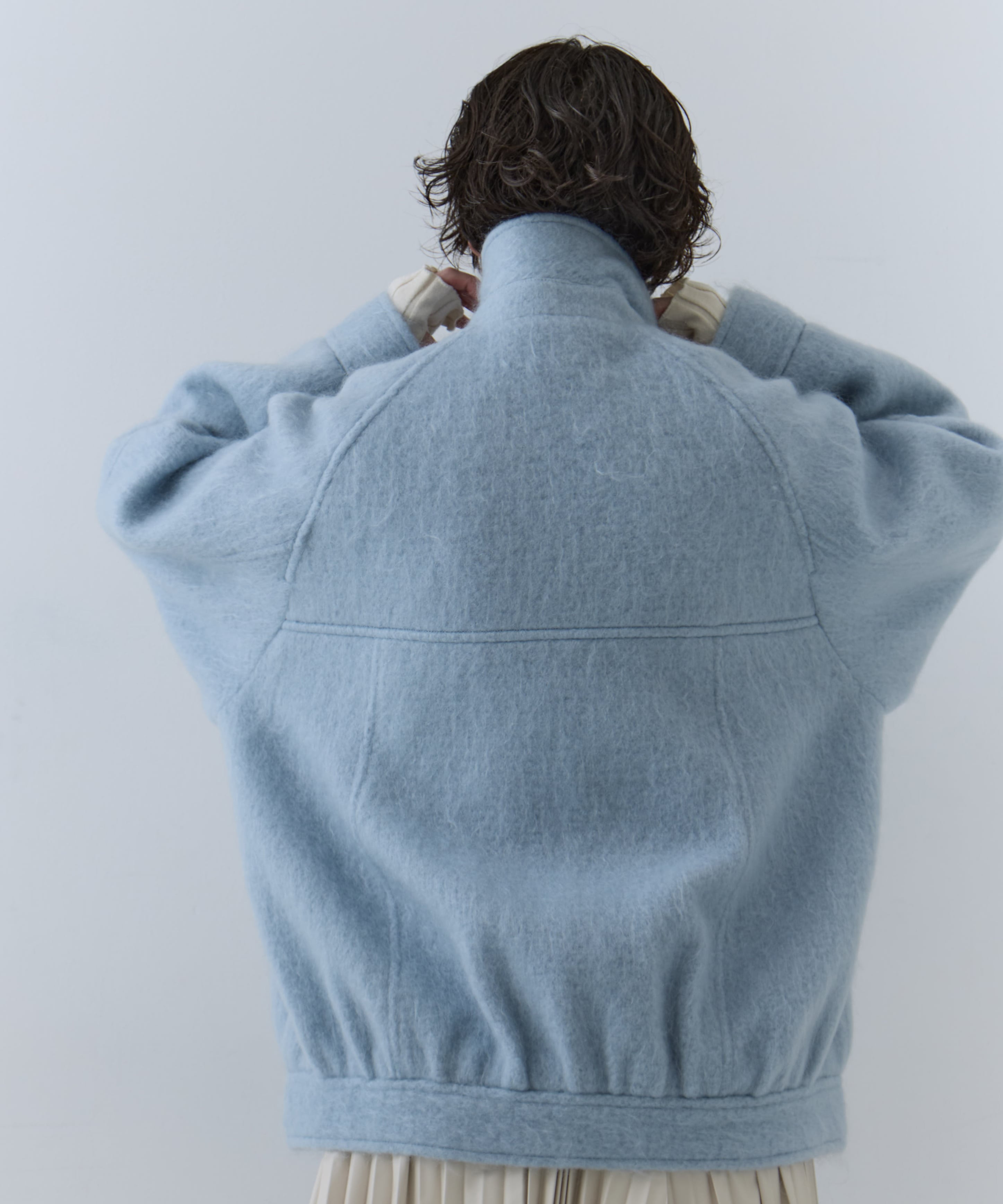 UND MOHAIR SHAGGY FLIGHT JACKET AMERI