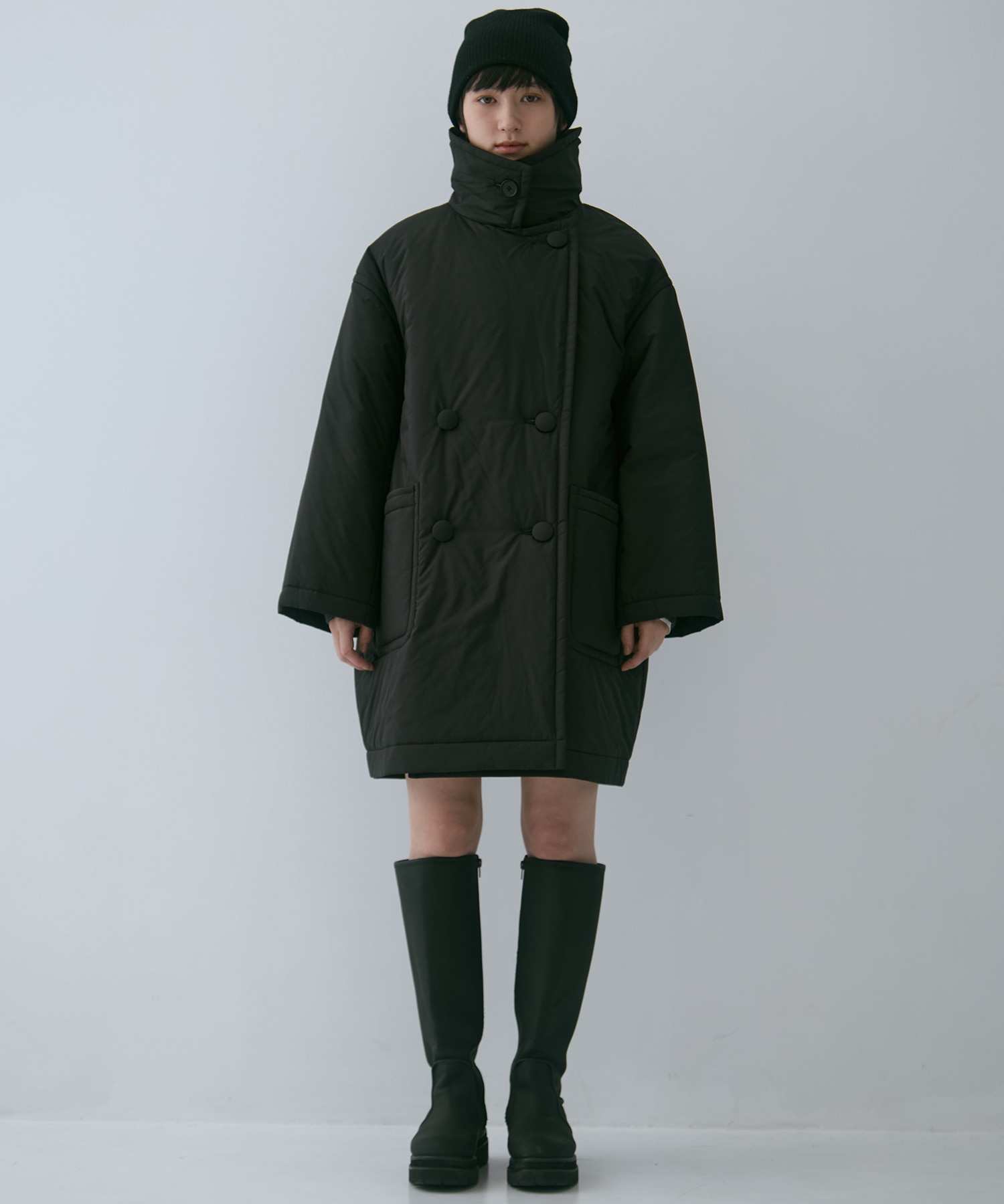 PADDED BUTTON COAT STUDIOUS