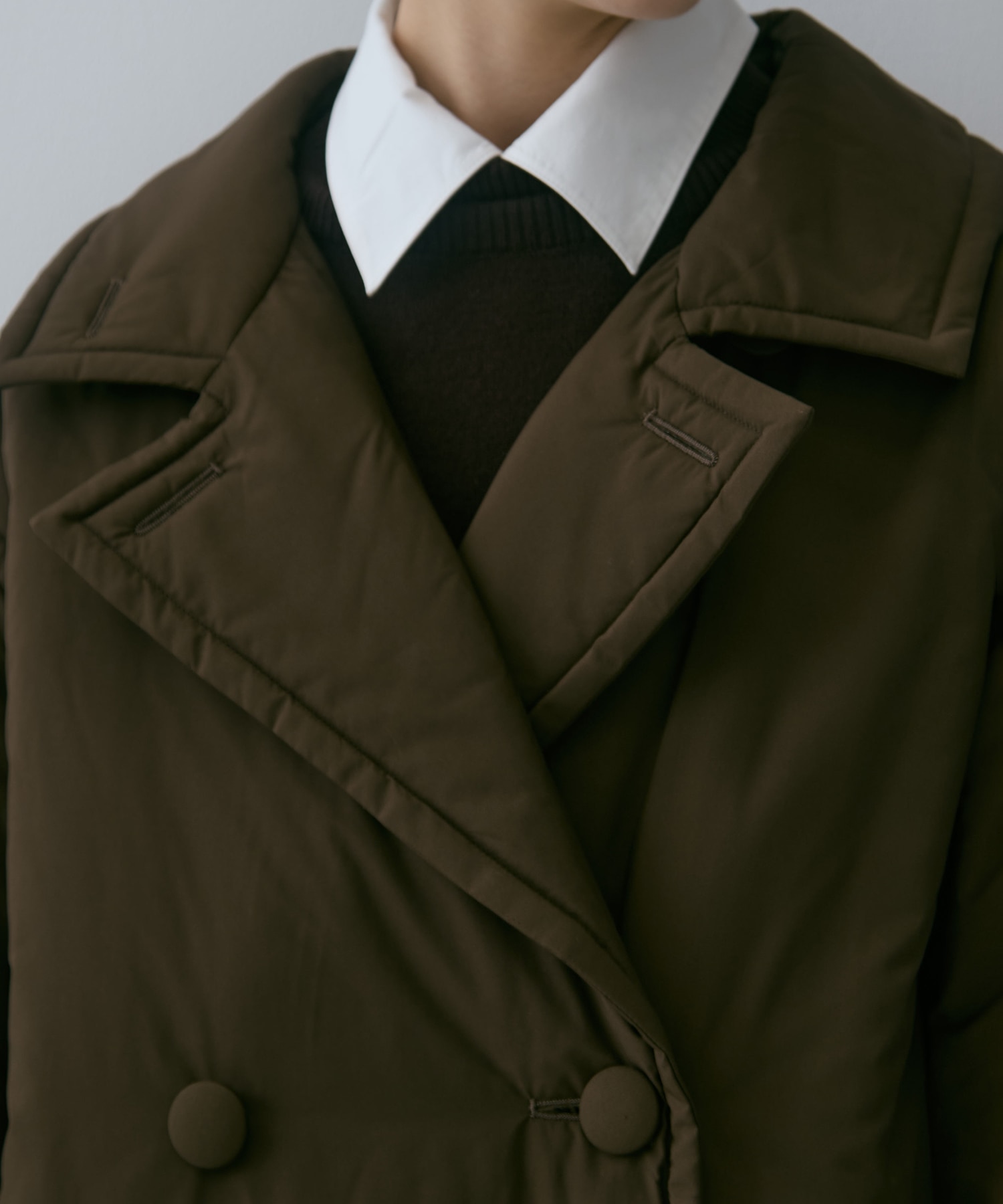 PADDED BUTTON COAT STUDIOUS