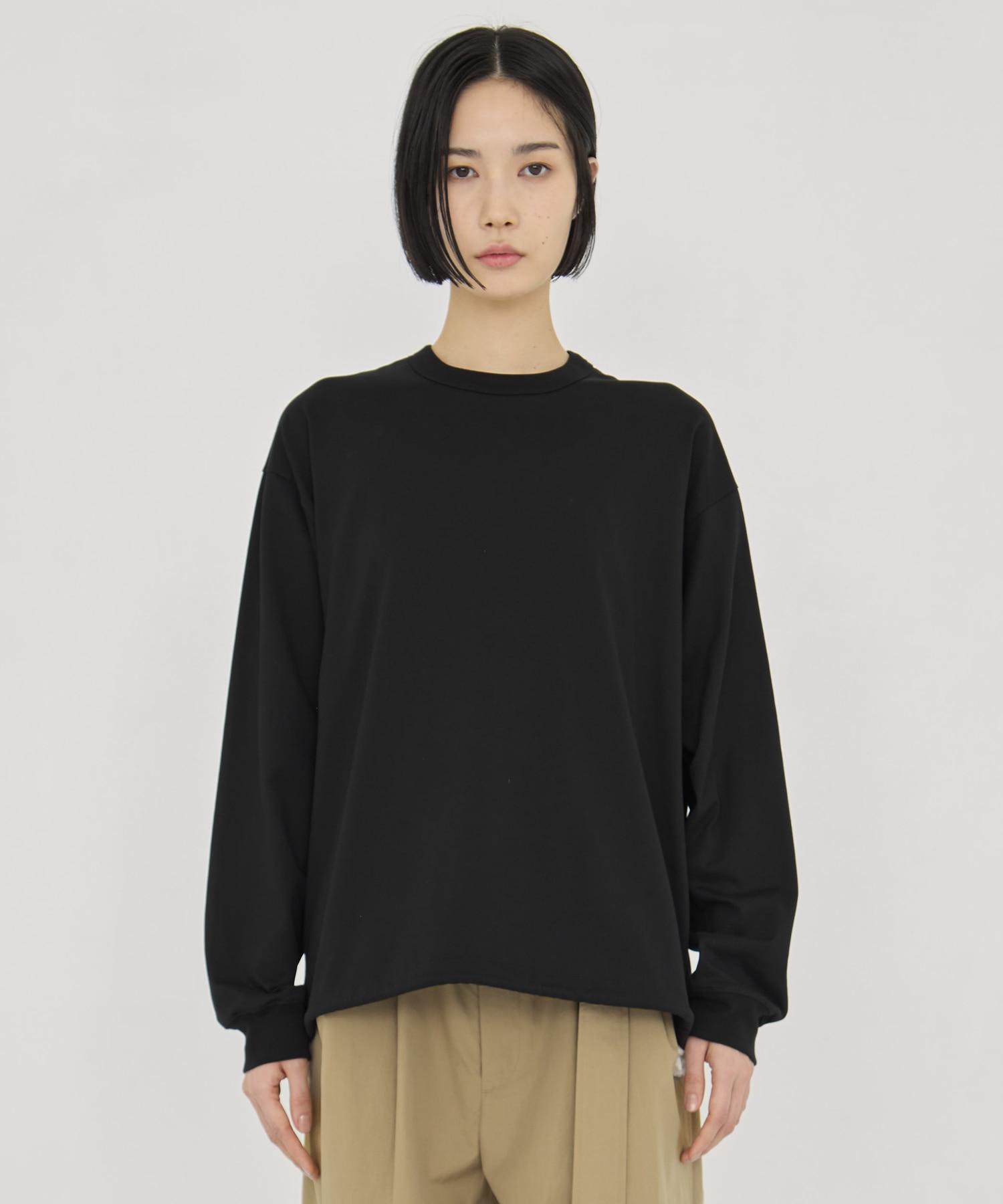DRAWSTRING LONG TEE CINOH