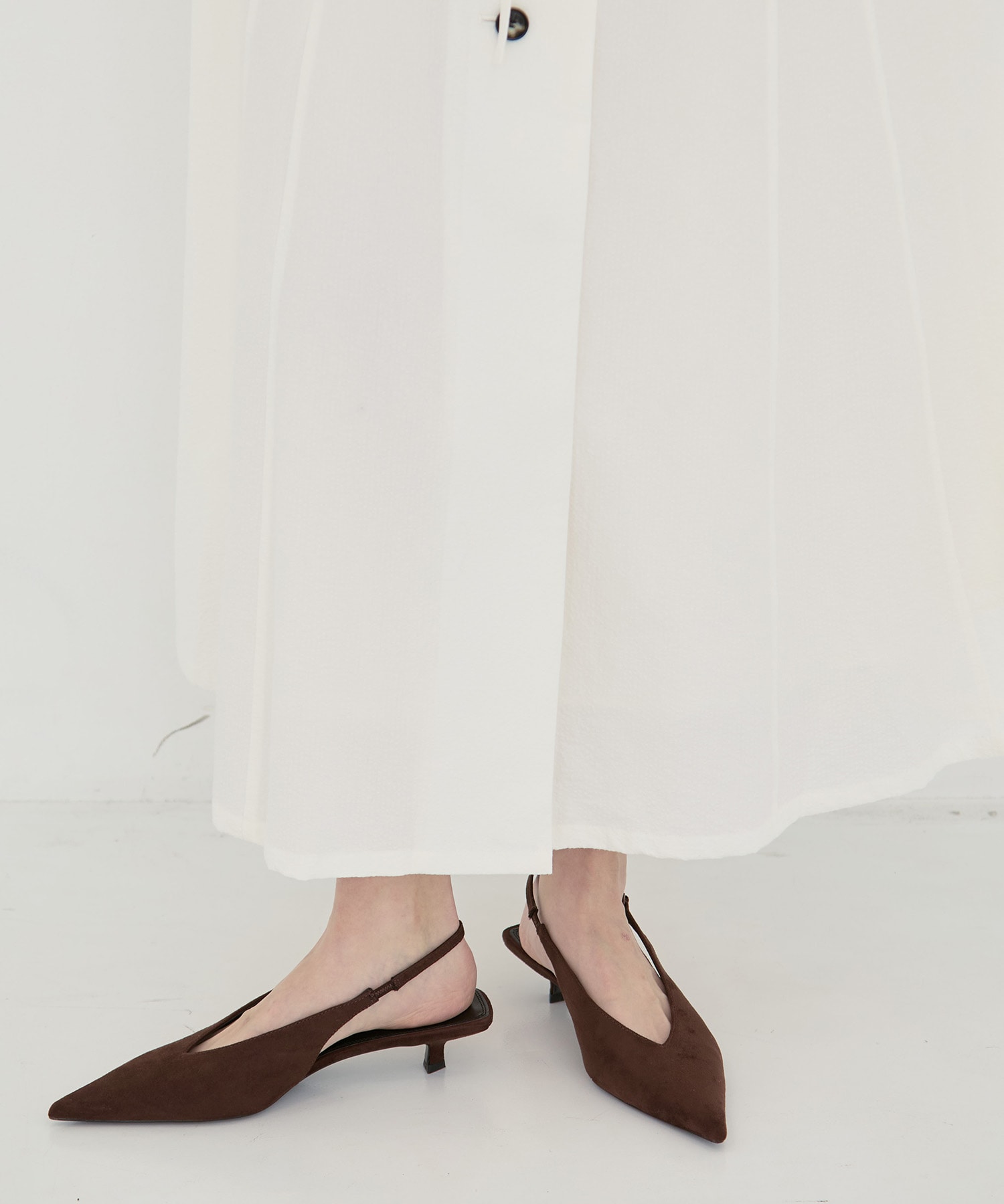 Sesilia asymmetry panel dress AKIRANAKA