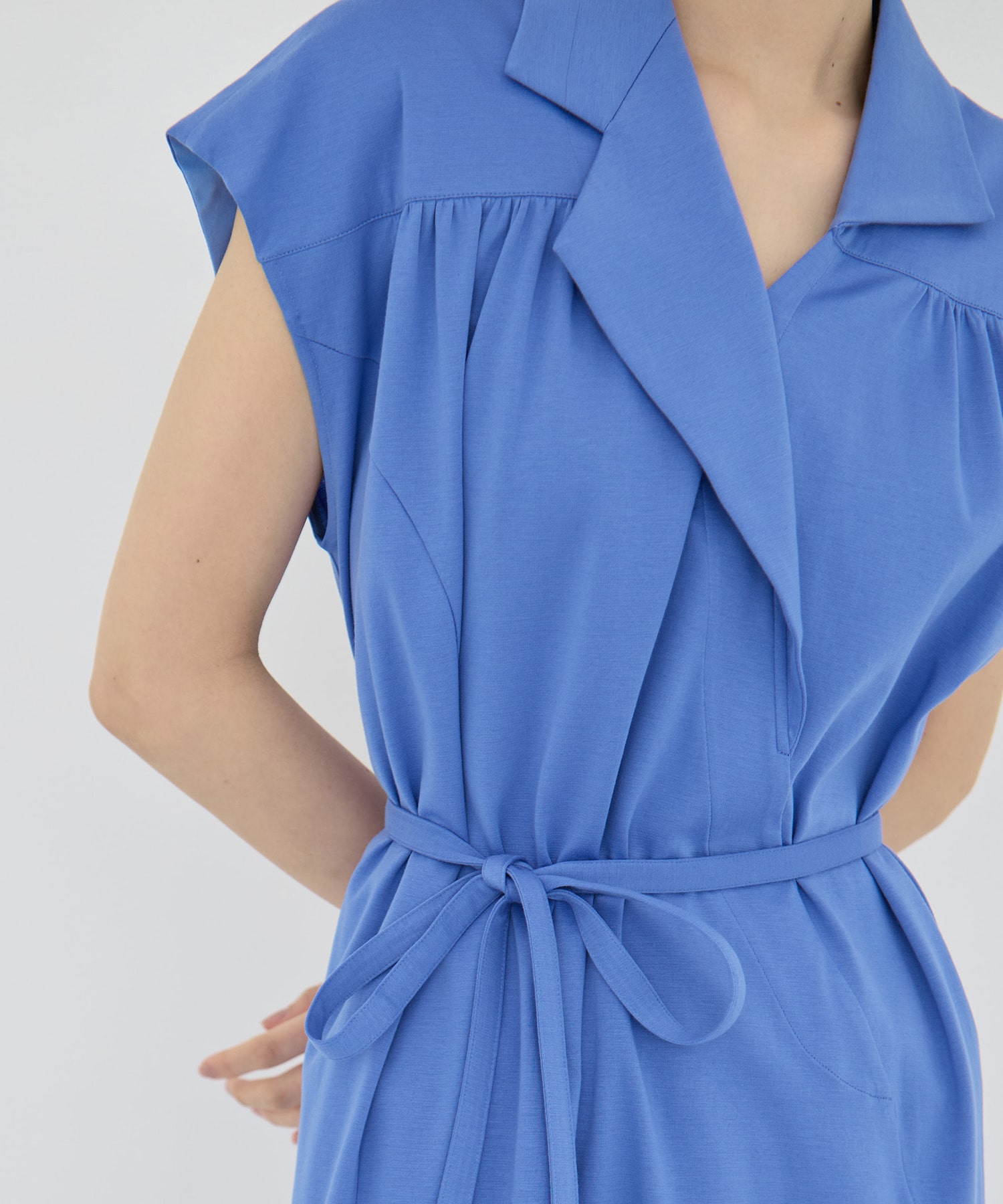 Sliva combi tex jersey dress AKIRANAKA