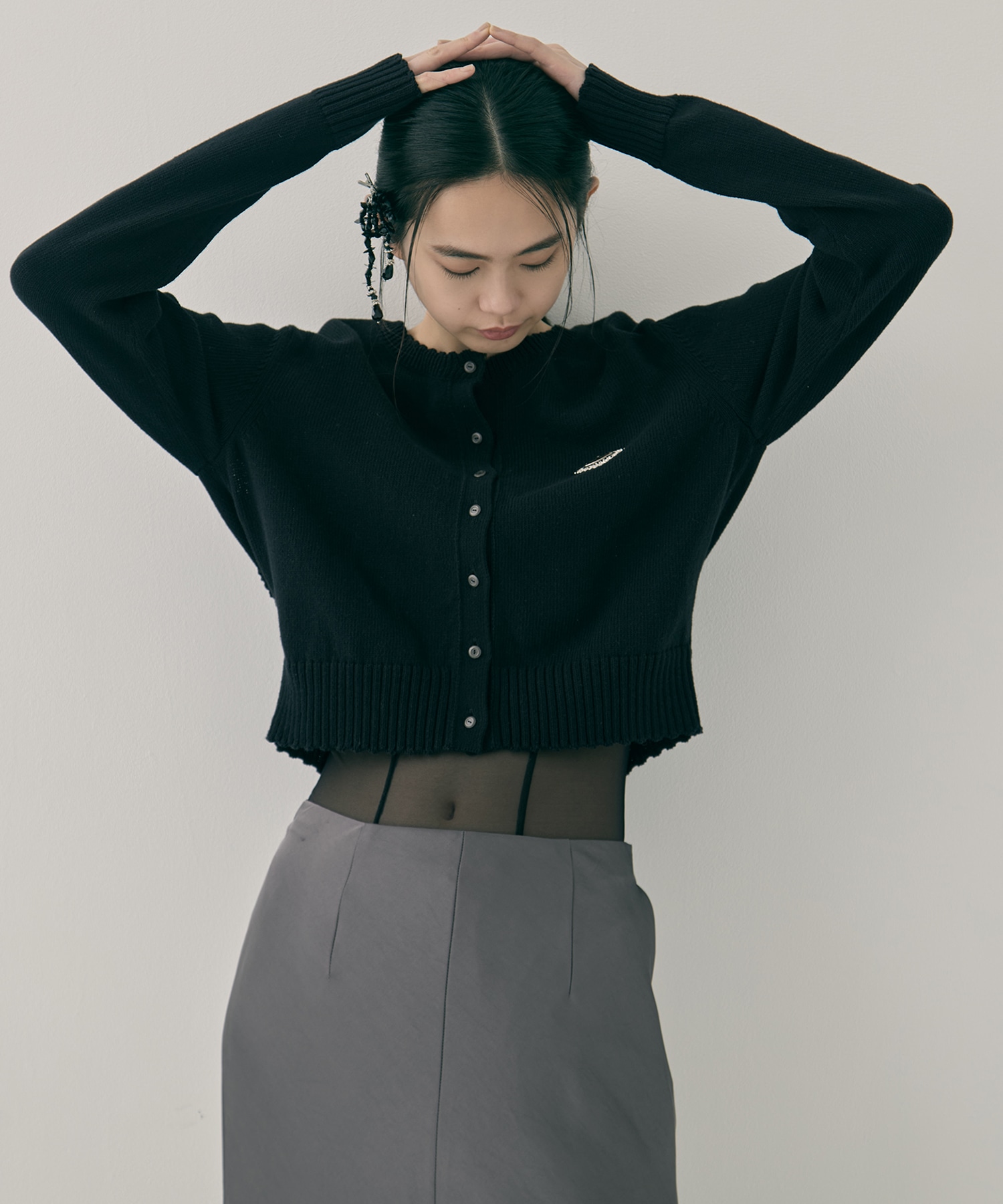 Cupid in HEAVEN crochet knit cardigan tanakadaisuke