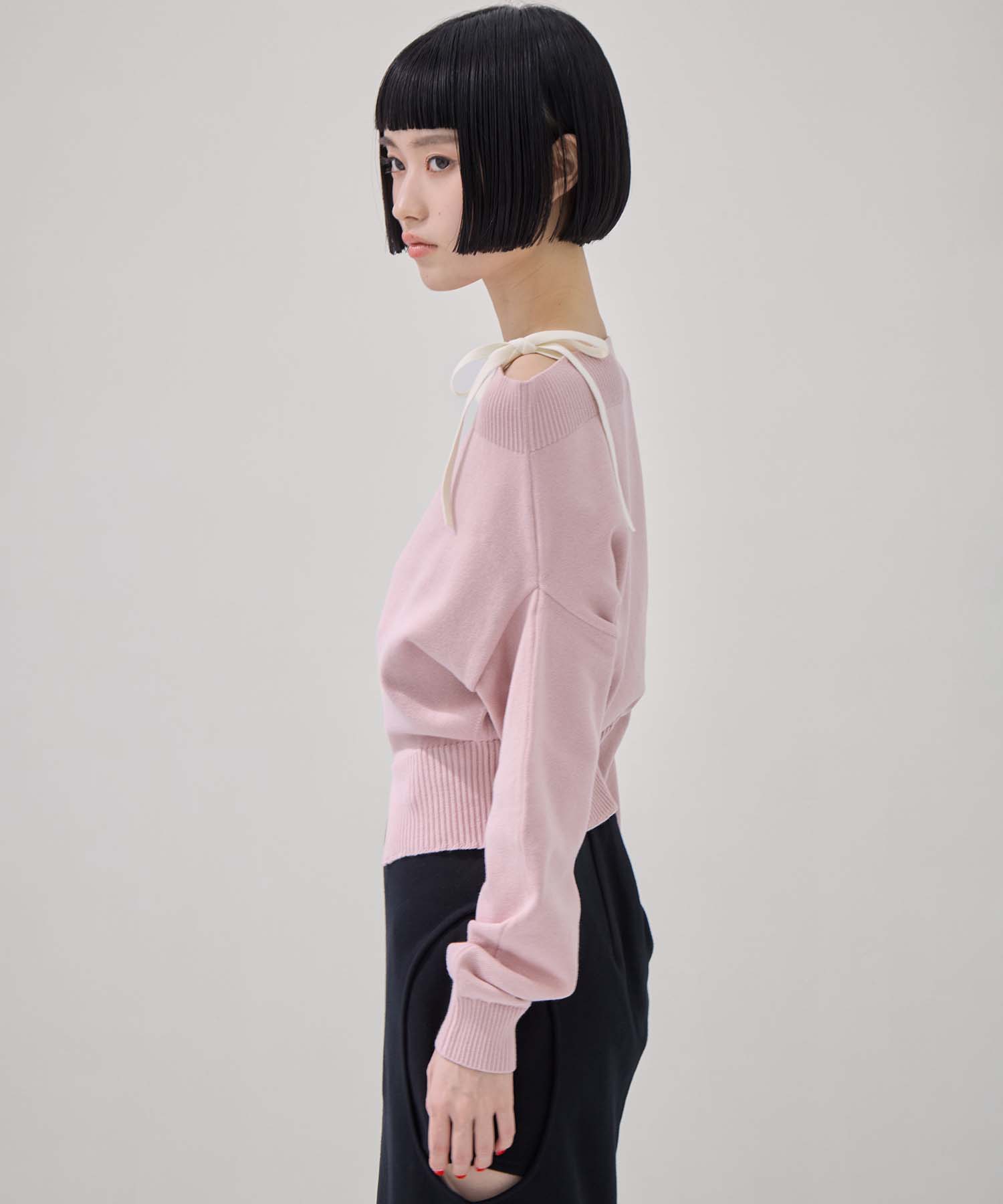 別注2WAY BORELO KNIT TOPS TAN