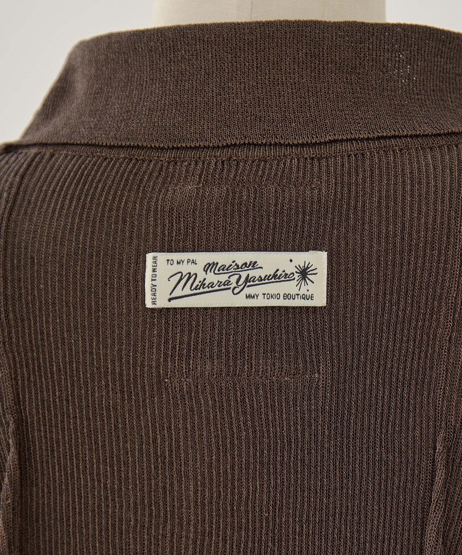 GLITTER KNIT INSIDE OUT CD Maison MIHARA YASUHIRO